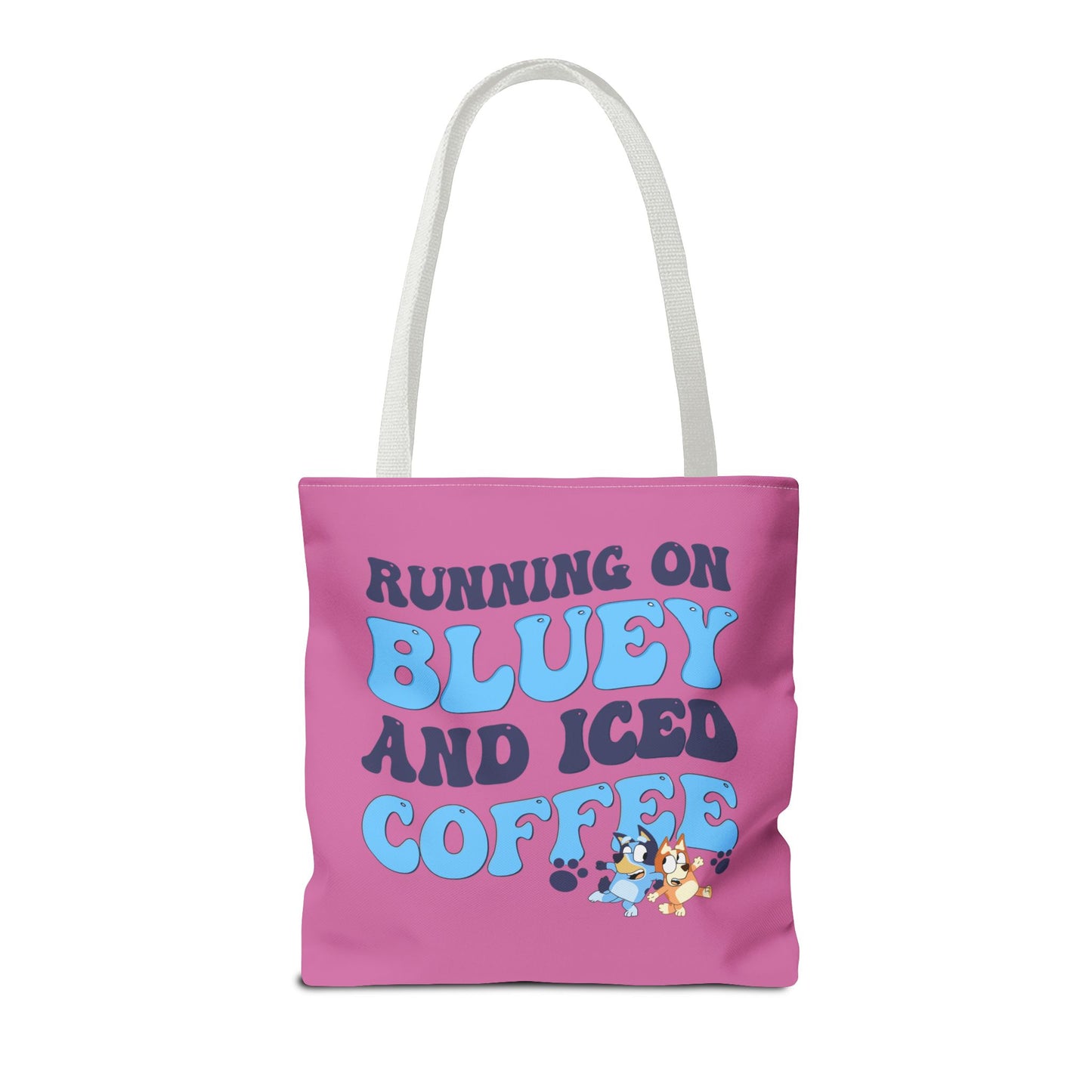 Princess Grace Cute Bluey Coffee Tote Bag Perfect for Dog Lovers & Coffee Enthusiasts