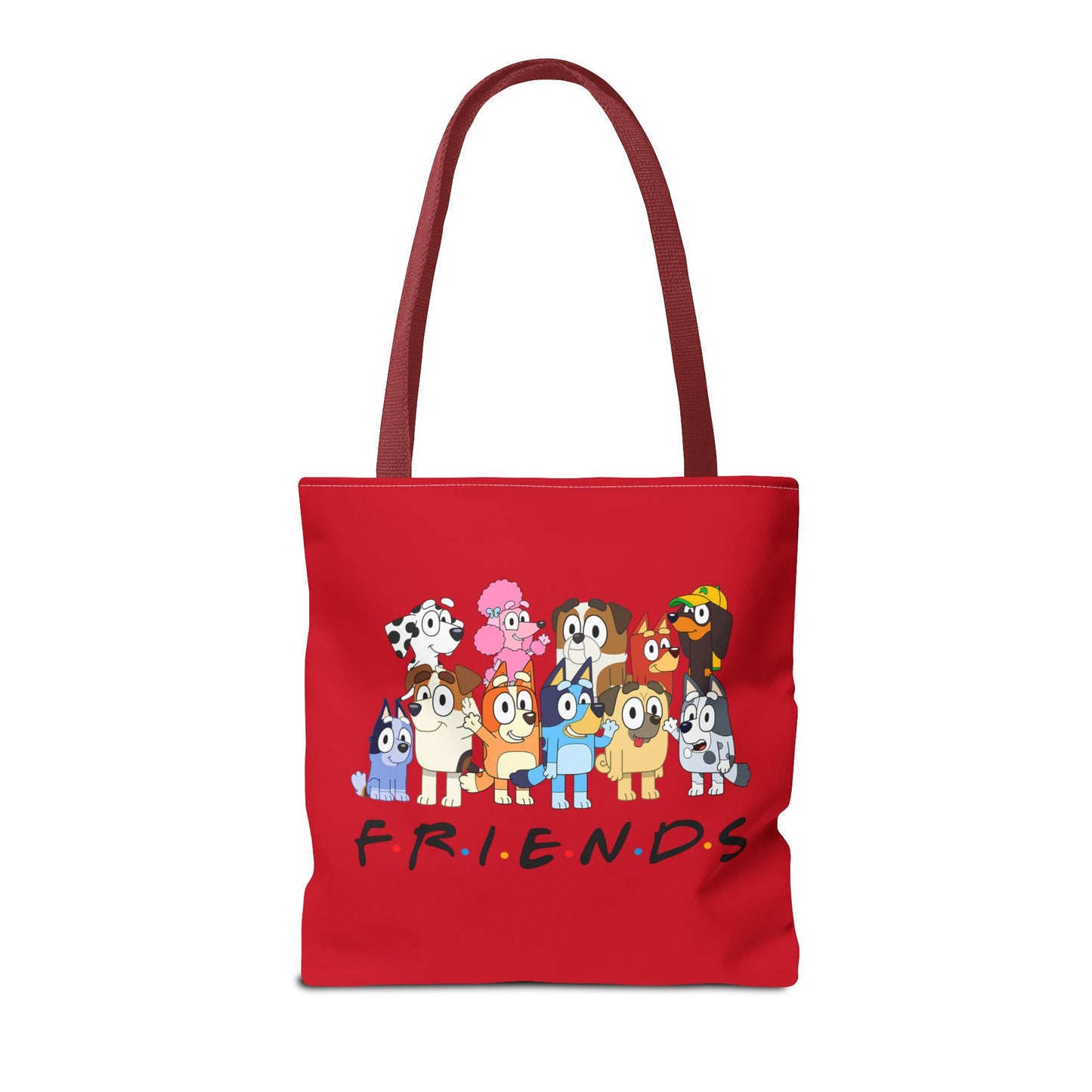 Princess Grace Colorful Cartoon Friends Tote Bag Perfect for Animal Lovers and Everyday Use
