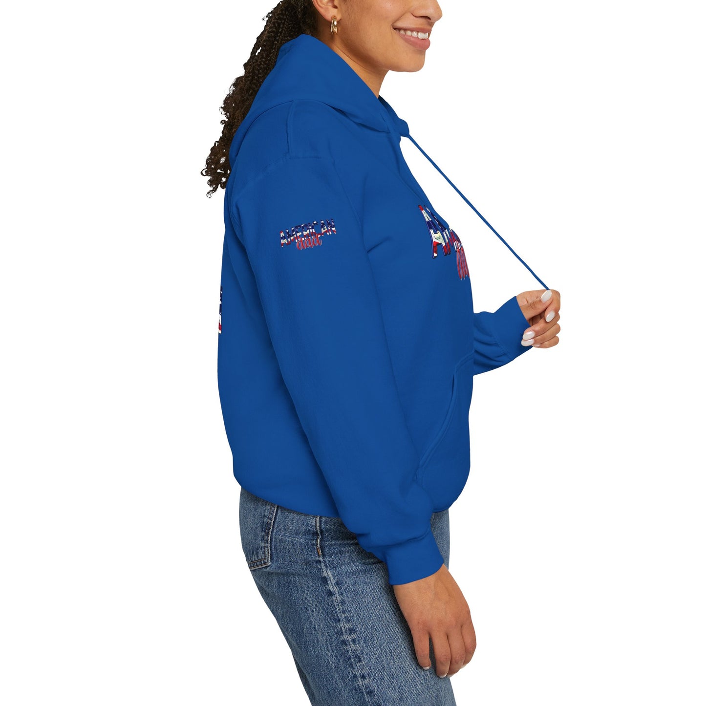 Princess Grace Patriotic American Dad Hooded Sweatshirt