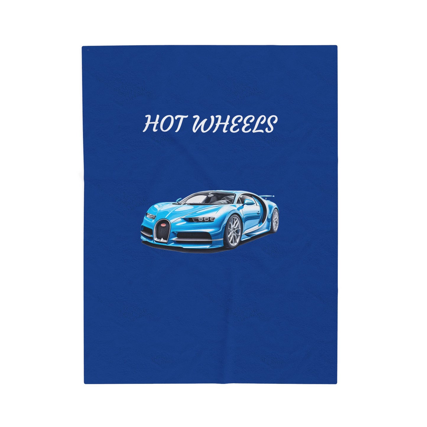 Princess Grace Hot Wheels Velveteen Plush Blanket Cozy Kids Throw for Car Lovers