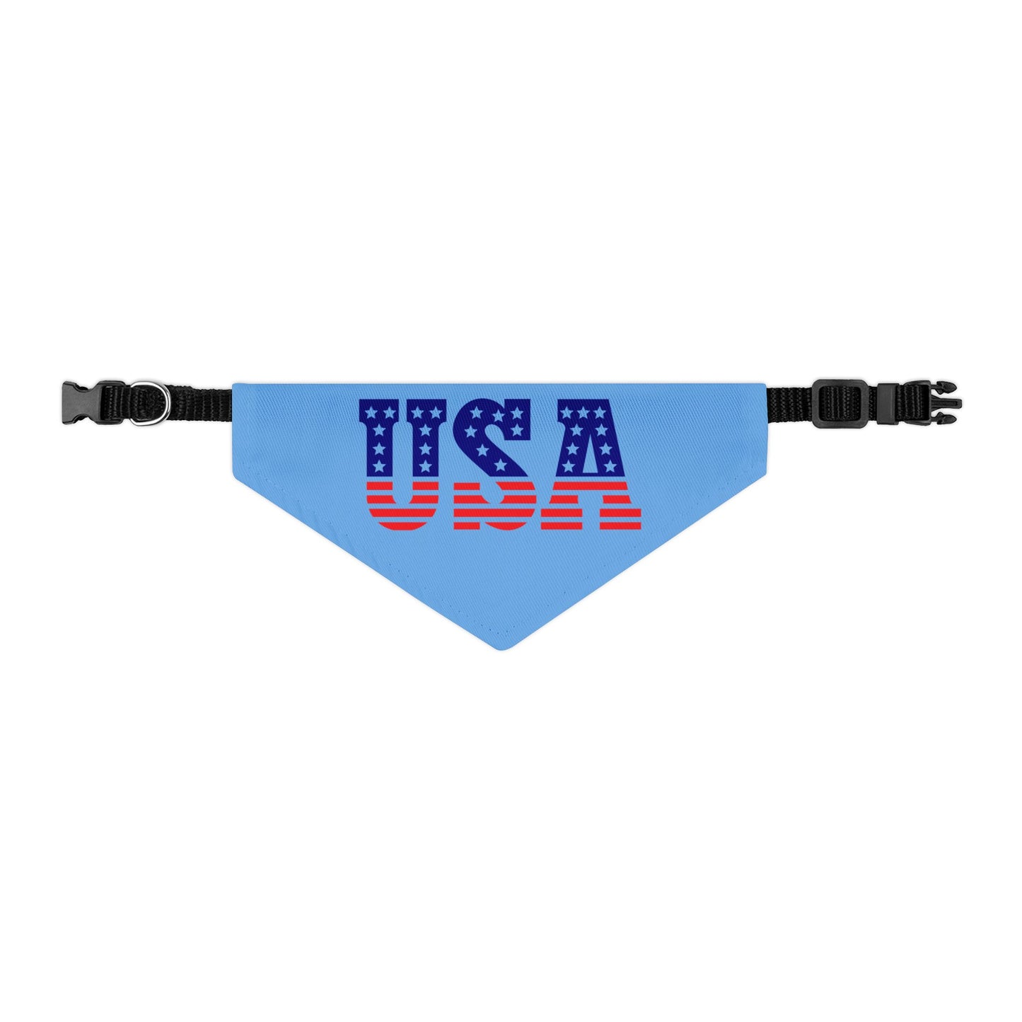 Princess Grace Patriotic Pet Bandana Collar USA Flag Design for Dogs