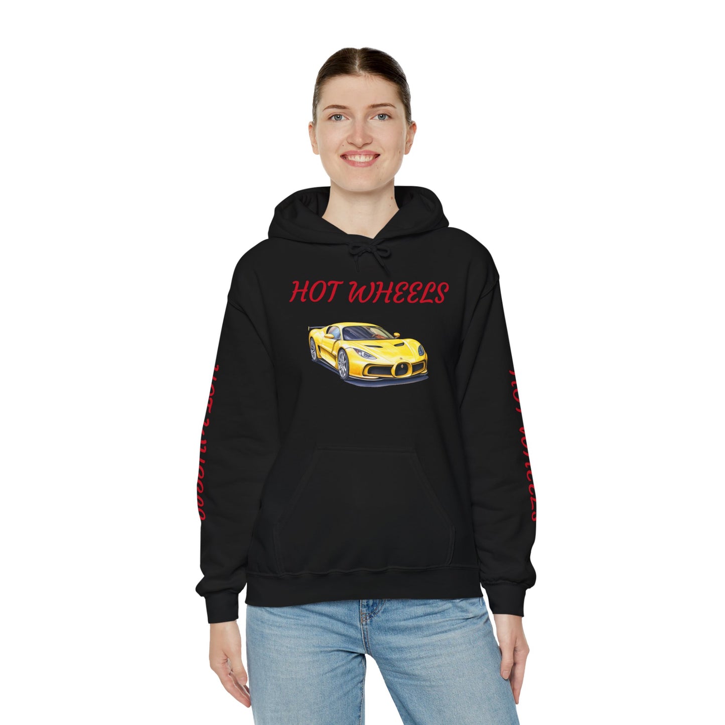 Princess Grace Hot Wheels Unisex Hooded Sweatshirt Racing Style for Car Enthusiasts