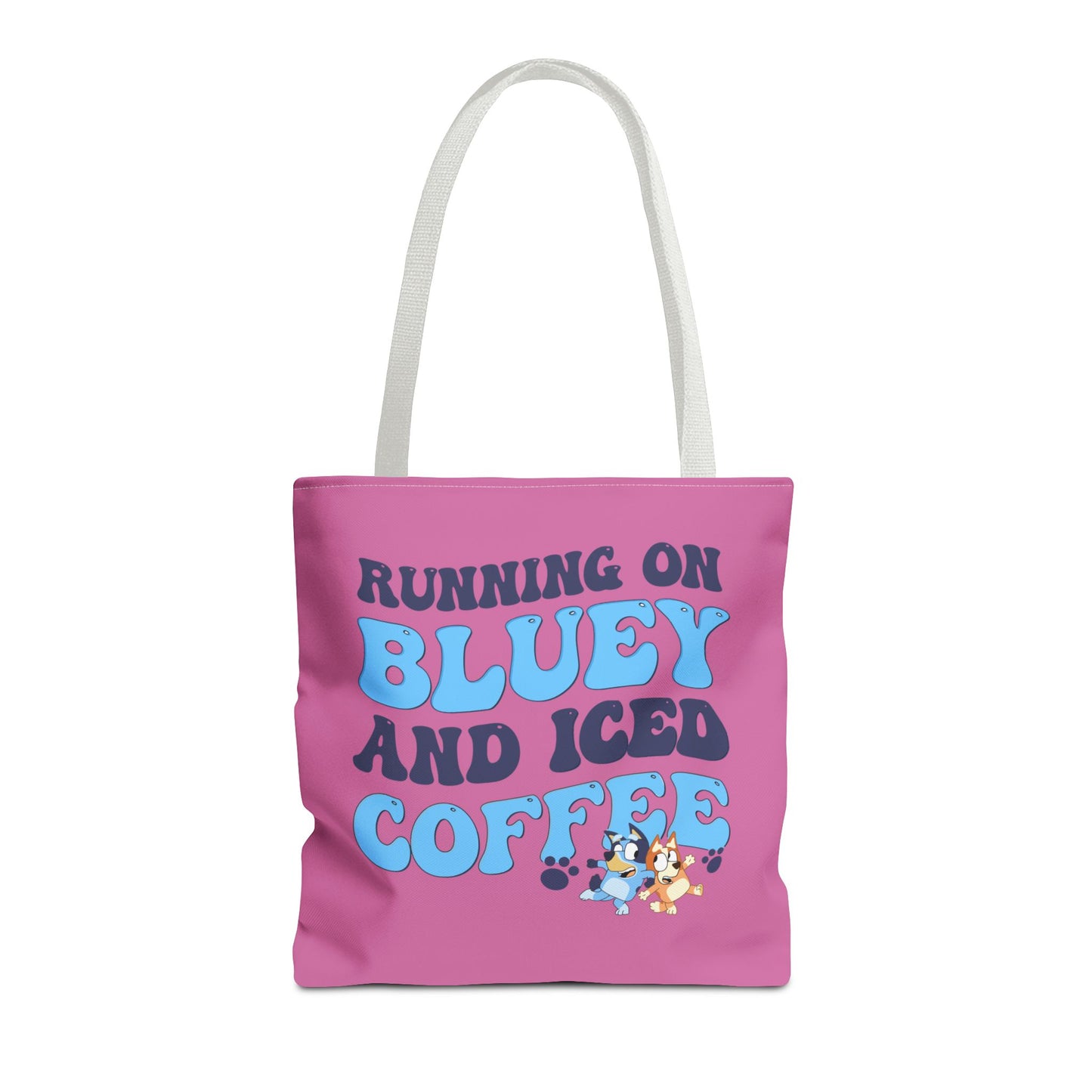 Princess Grace Cute Bluey Coffee Tote Bag Perfect for Dog Lovers & Coffee Enthusiasts
