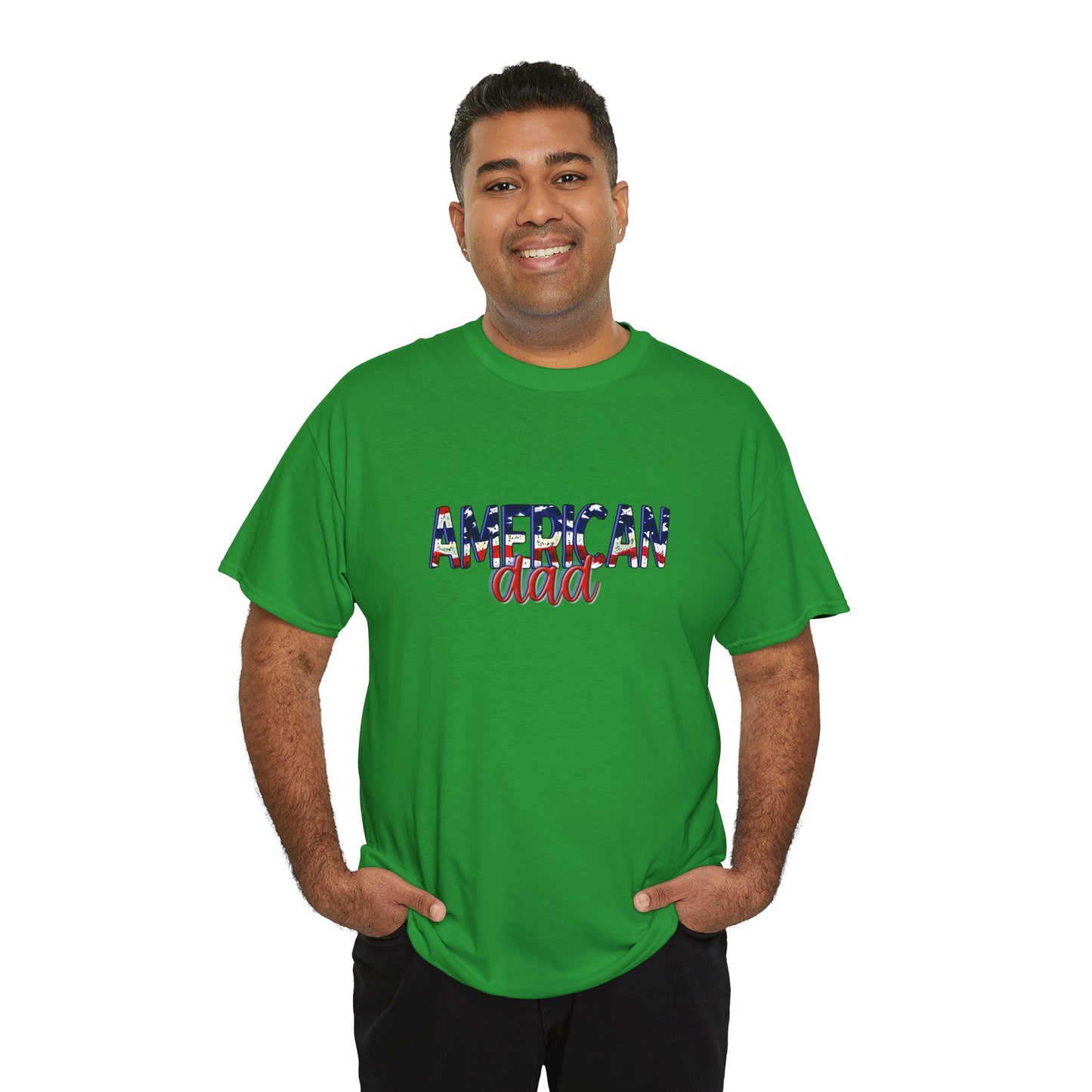 Princess Grace Patriotic American Dad Tee Unisex Heavy Cotton T-Shirt