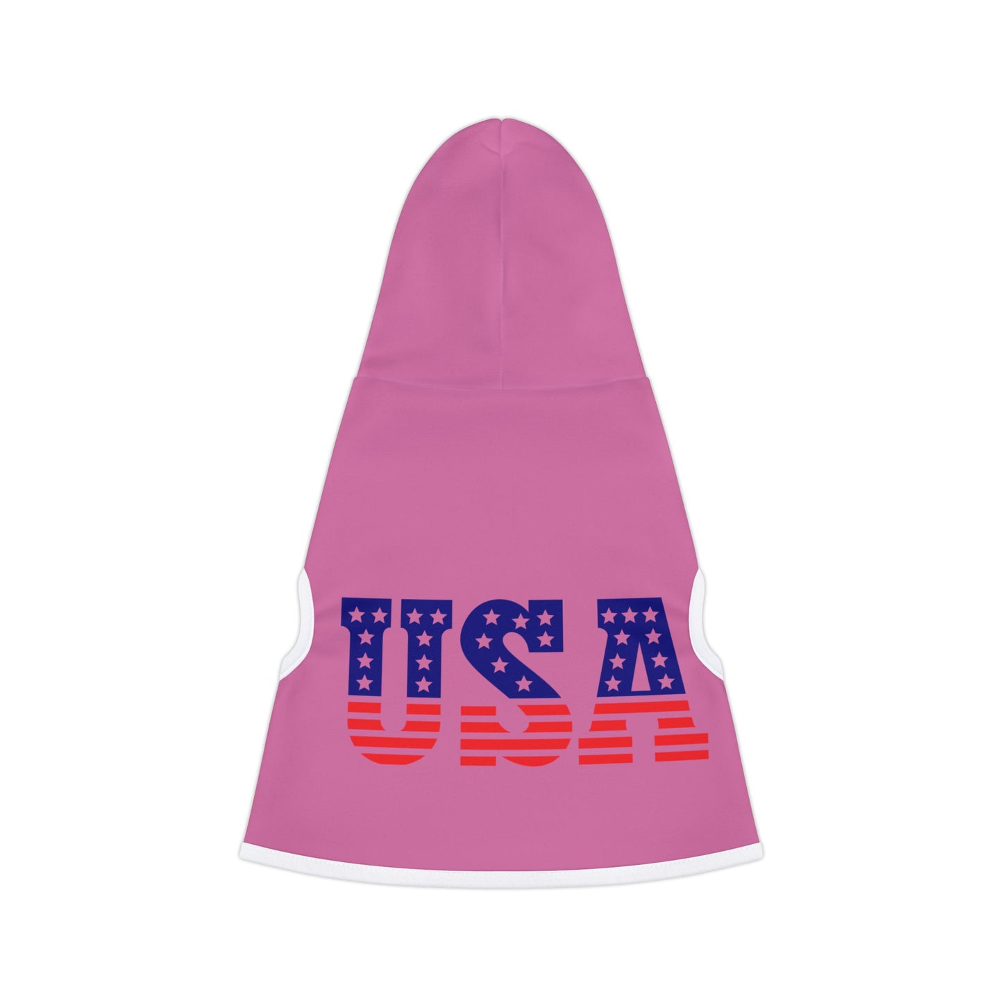 Princess Grace USA Patriotic Pet Hoodie Perfect for Fourth of July & Dog Lovers