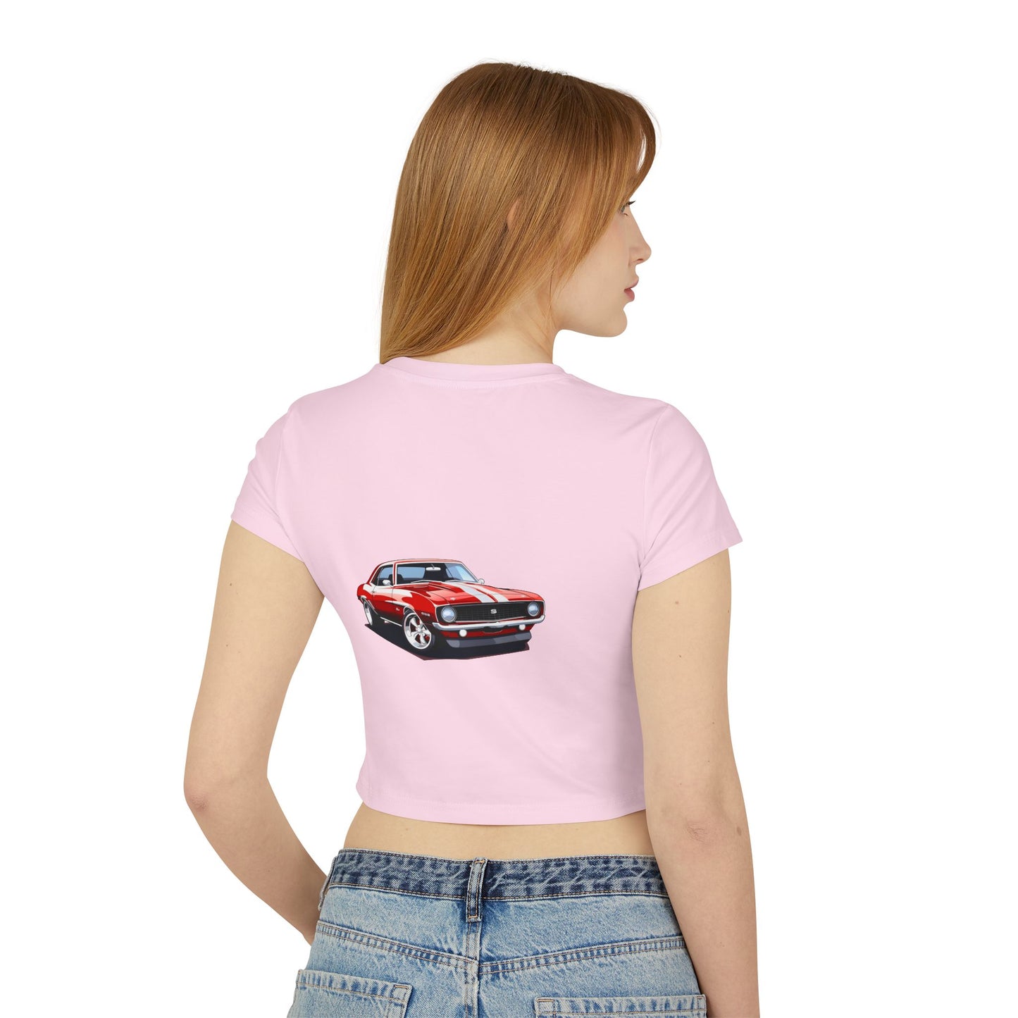 Princess Grace Retro Hot Wheels Baby Tee for Car Enthusiasts