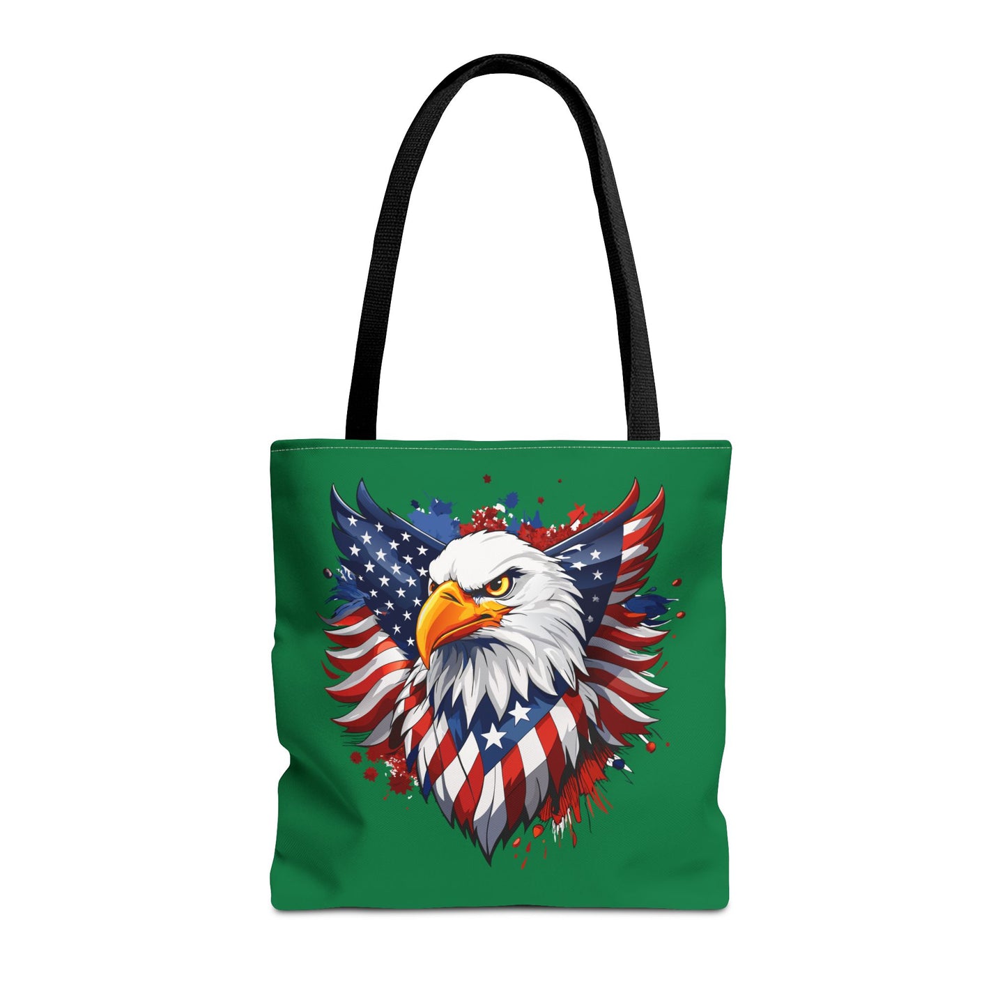 Princess Grace Patriotic Eagle Tote Bag American Flag Design for Independence Day & Everyday Use