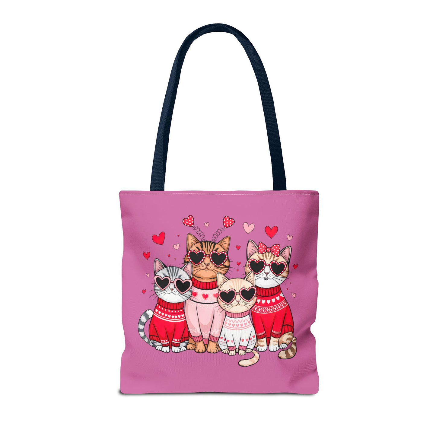 Princess Grace Cute Cat Lover Tote Bag Stylish Pet Themed Pink Bag for Animal Lovers