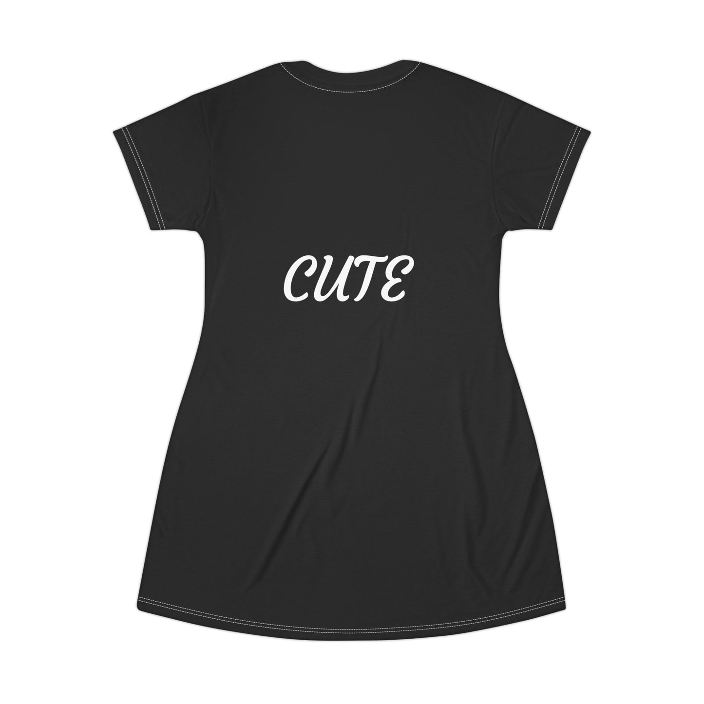 Princess Grace CUTE T-Shirt Dress Black
