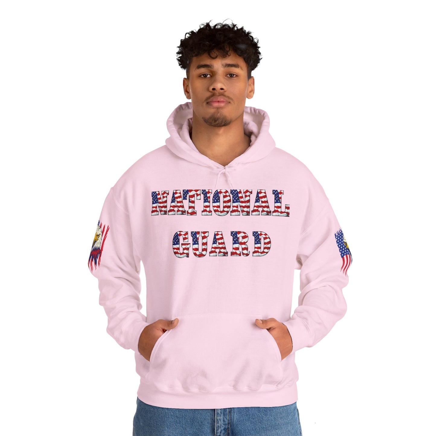 Princess Grace National Guard Patriotic Hoodie Unisex Heavy Blend Sweatshirt