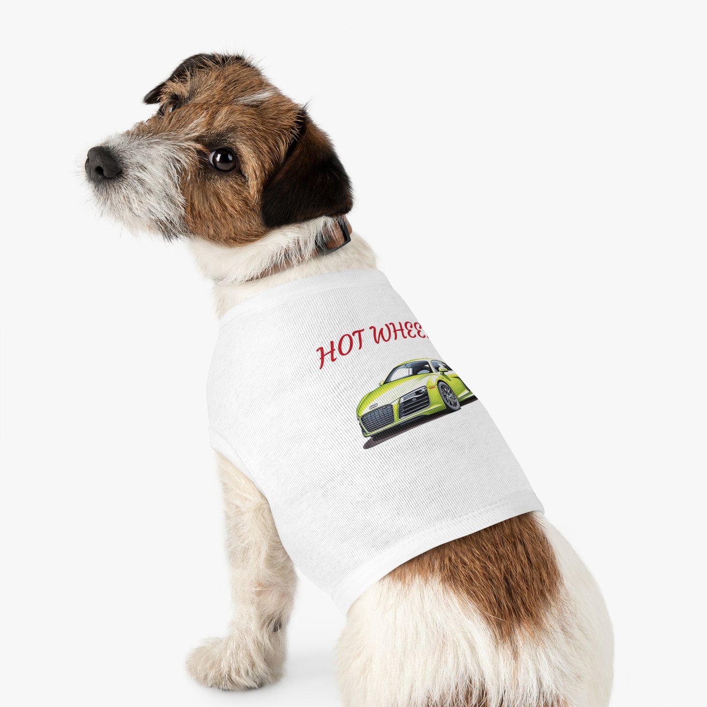 Princess Grace Hot Wheels Pet Tank Top Stylish Car Theme for Dog Lovers
