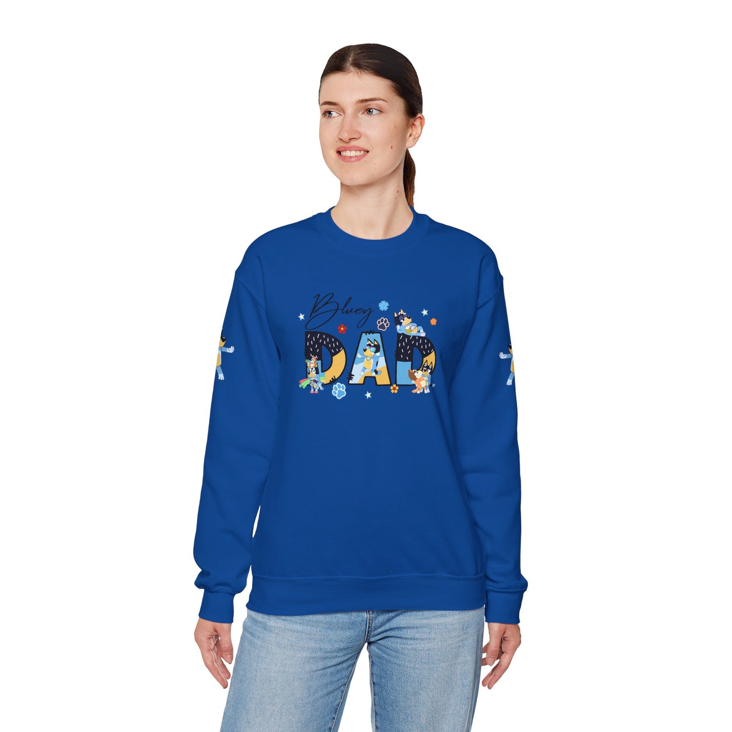 Princess Grace Bluey Funny Bluey Dad Crewneck Sweatshirt for Dads
