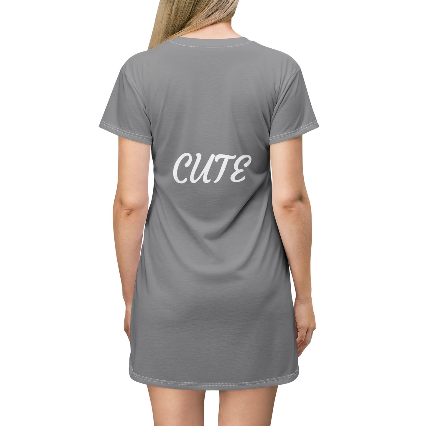 Princess Grace Cute Graphic T-Shirt Dress