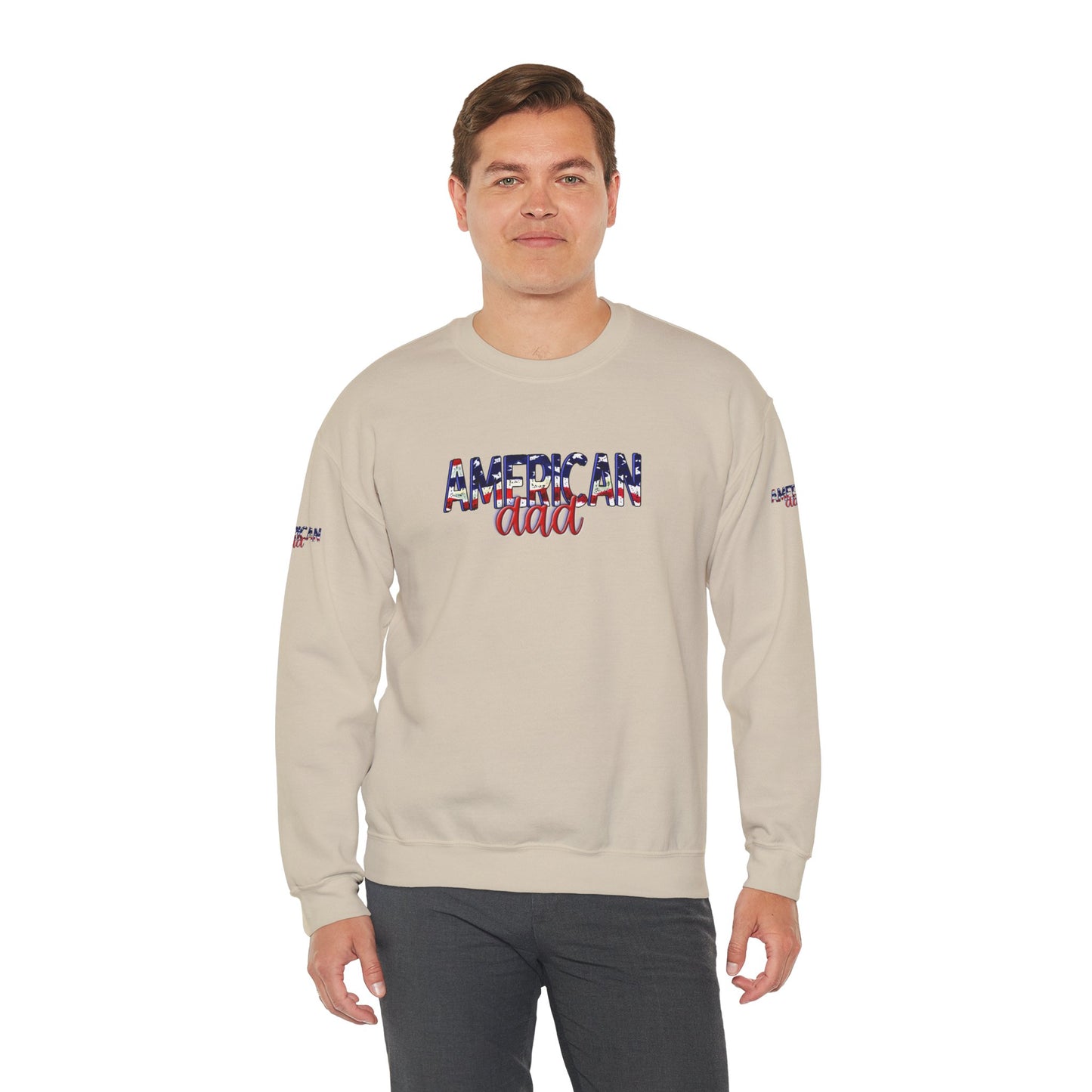 Princess Grace American Dad Unisex Crewneck Sweatshirt Patriotic Gift for Father's Day