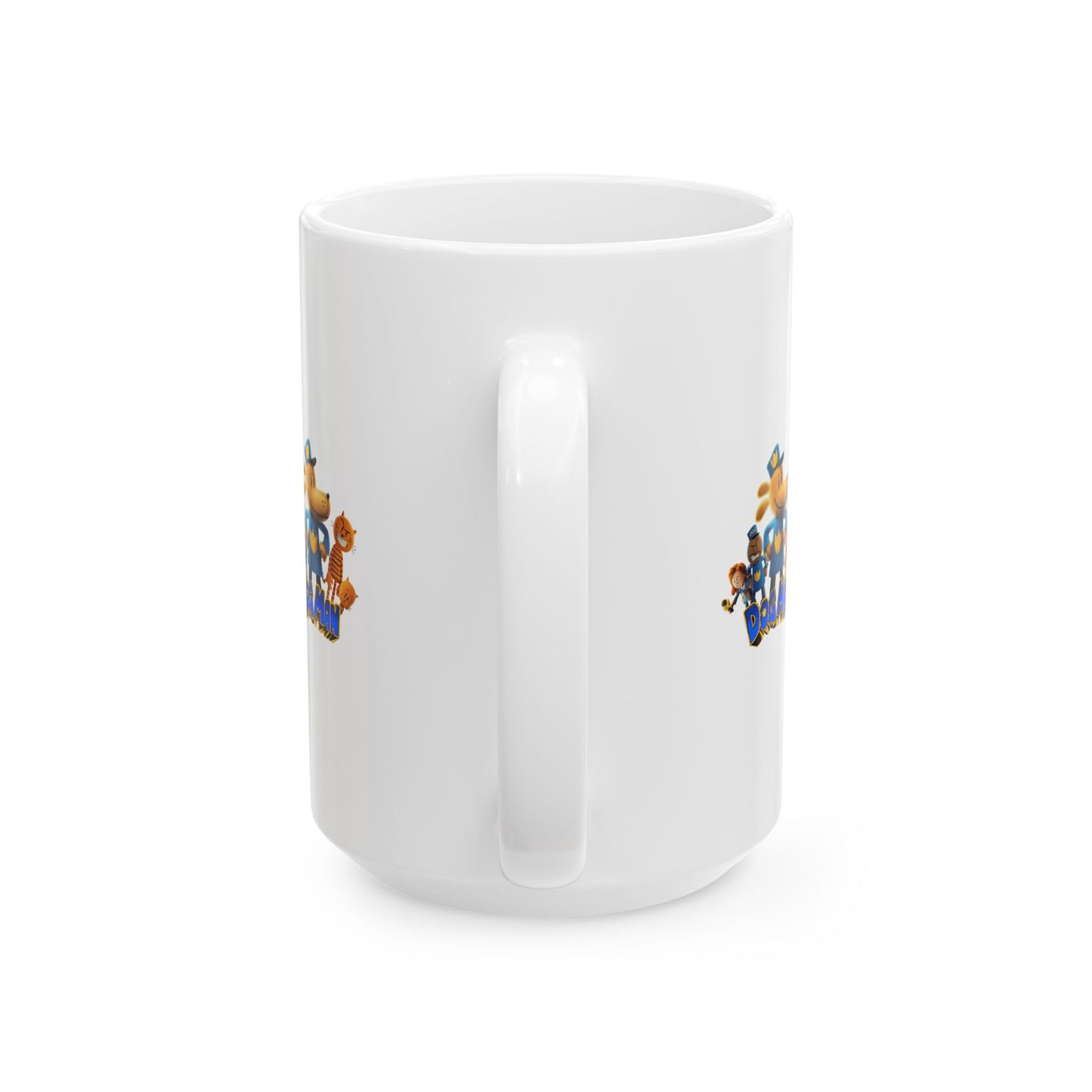 Princess Grace Dog Man Ceramic Mug Fun 11oz & 15oz Coffee Cup for Kids & Fans