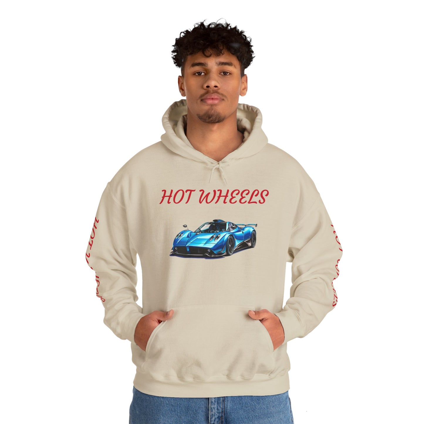 Princess Grace Unisex Heavy Blend Hot Wheels Hooded Sweatshirt Stylish Car Graphic for Auto Enthusiasts