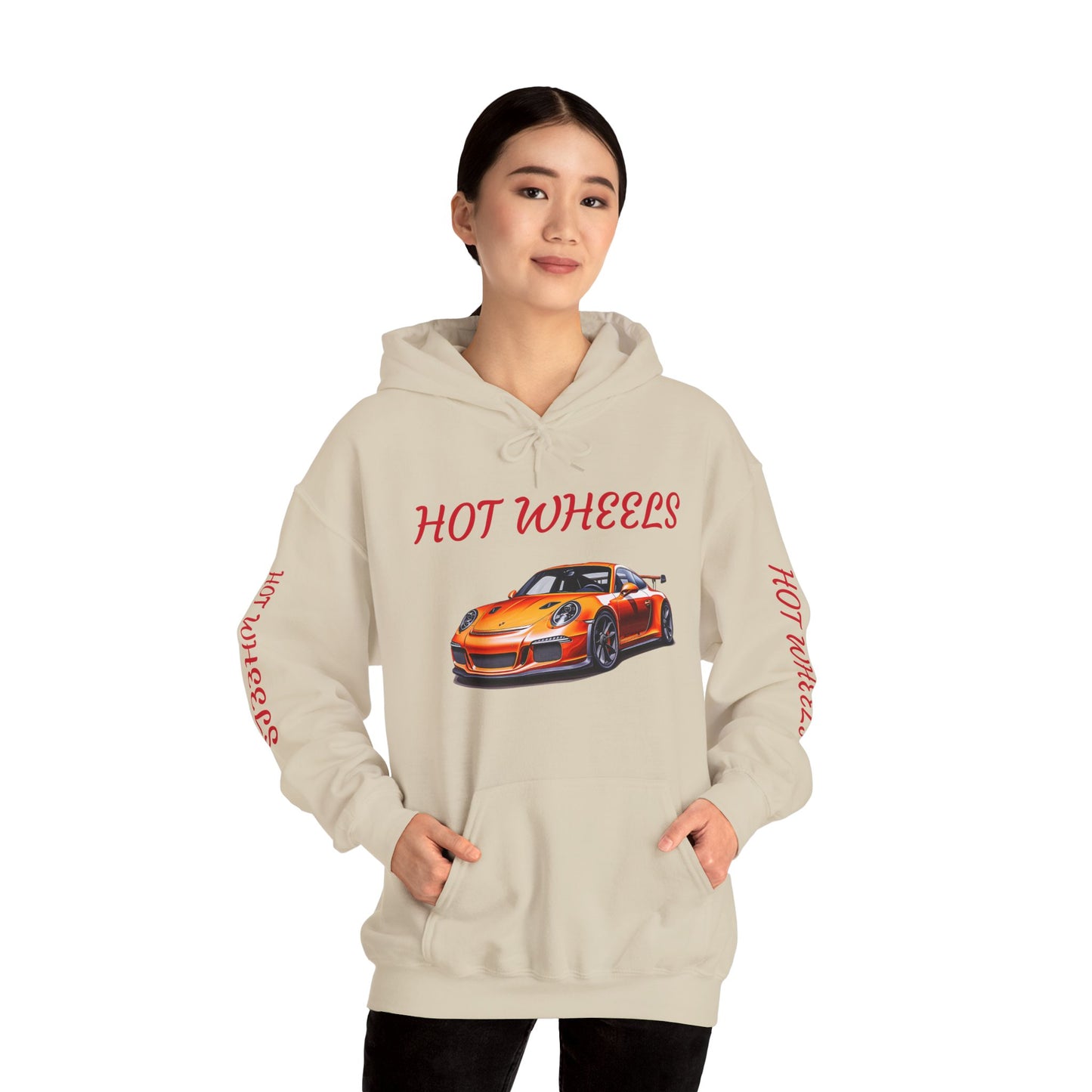 Princess Grace Hot Wheels Unisex Heavy Blend Hooded Sweatshirt Perfect for Car Enthusiasts Ideal Gift for Birthdays and Celebrations