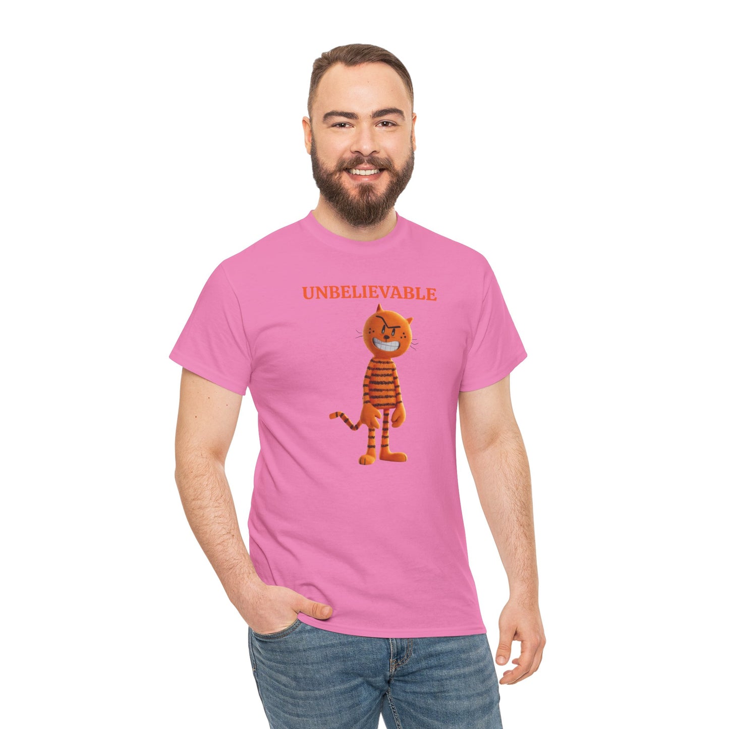 Princess Grace Unbelievable Cat Graphic Unisex Heavy Cotton Tee