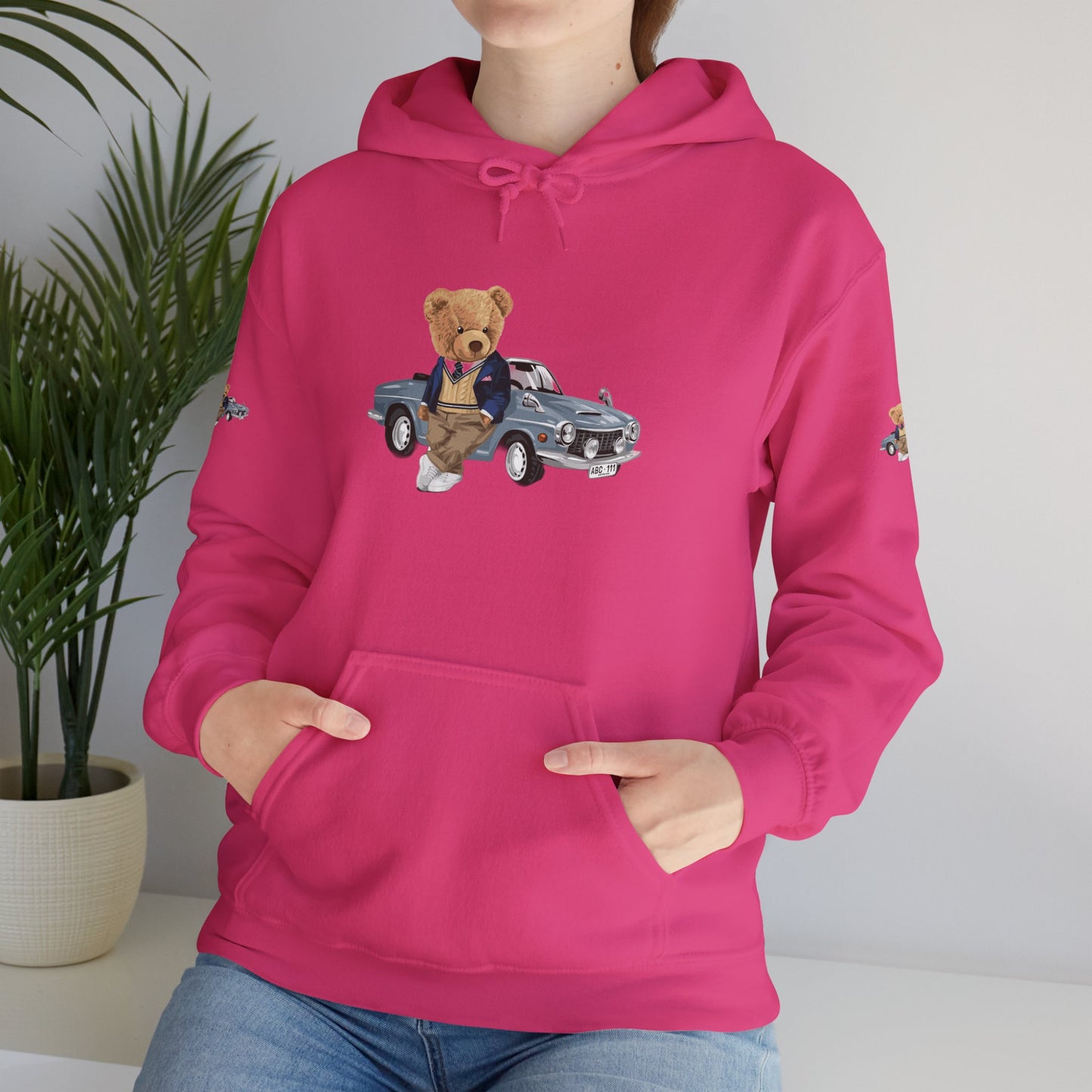 Princess Grace Luxury Bear Hoodie Chic & Cozy Unisex Sweatshirt