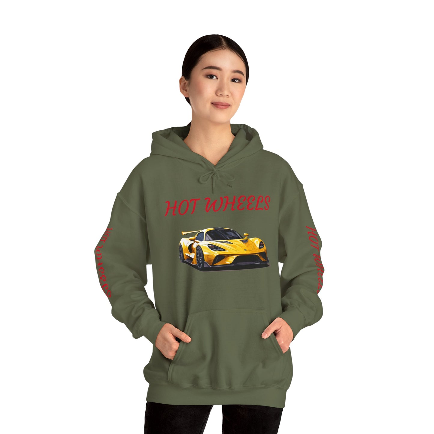 Princess Grace Hot Wheels Unisex Heavy Blend Hoodie Cool Car Graphic Sweatshirt for Car Enthusiasts