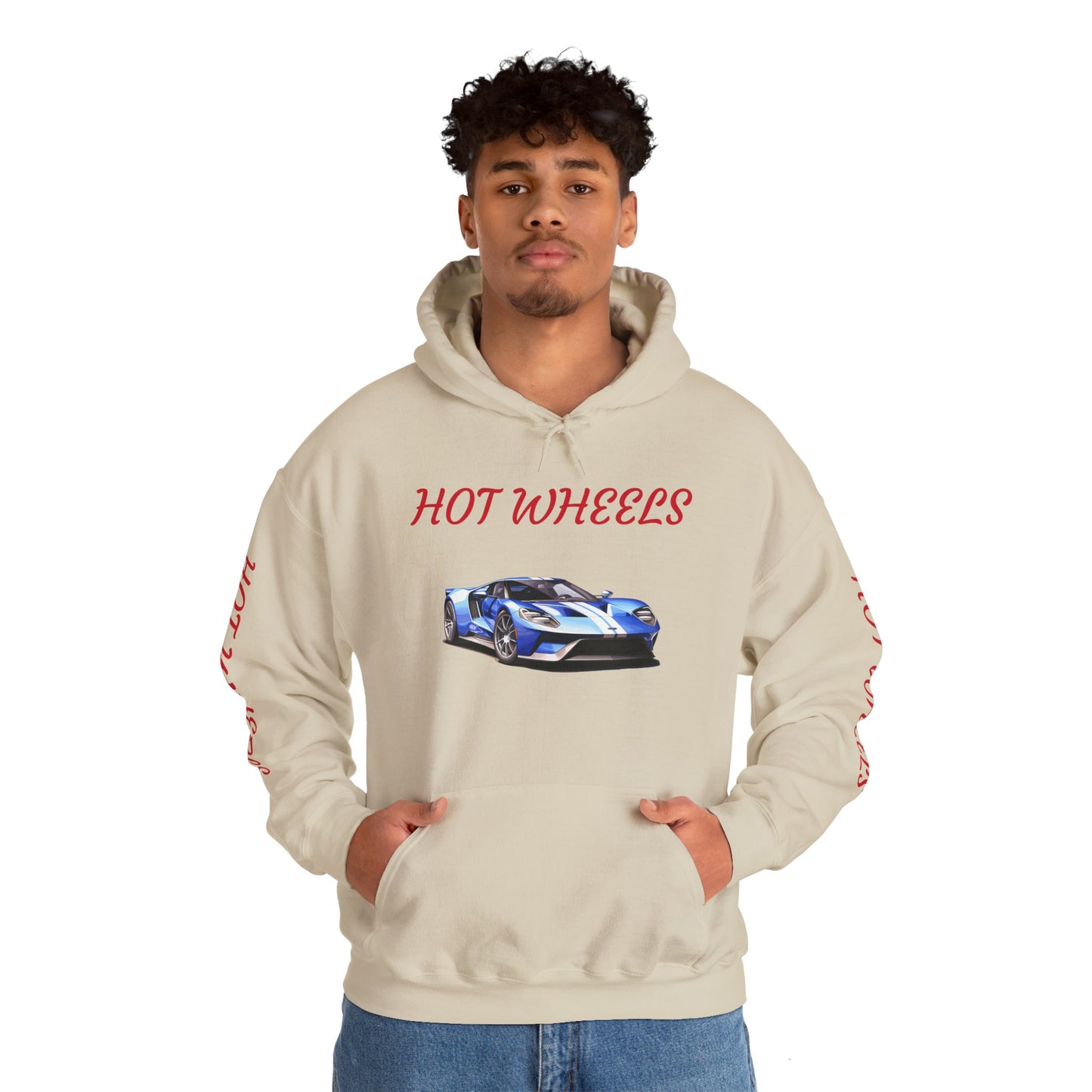 Princess Grace Hot Wheels Unisex Heavy Blend Hoodie Sporty Car Design for Car Enthusiasts