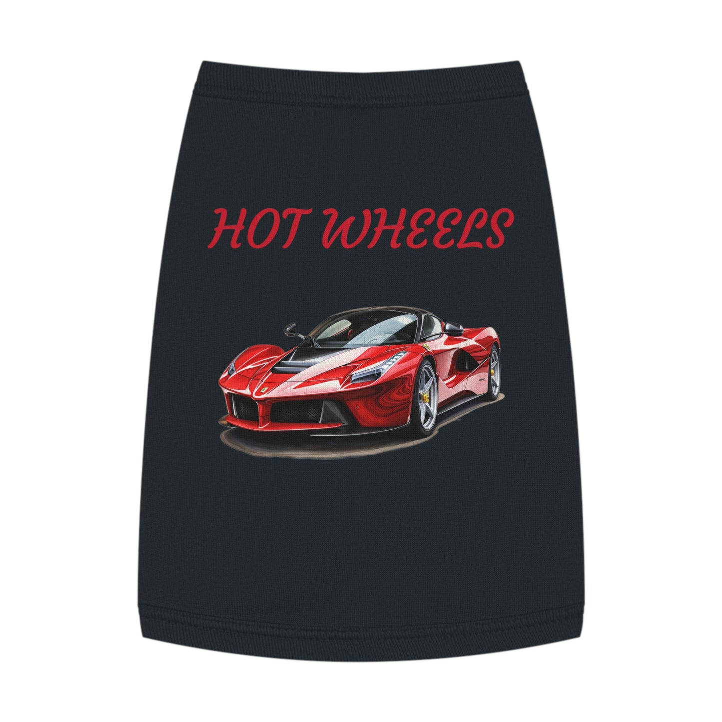 Princess Grace Cool Hot Wheels Pet Tank Top for Car Lovers Stylish Dog Apparel