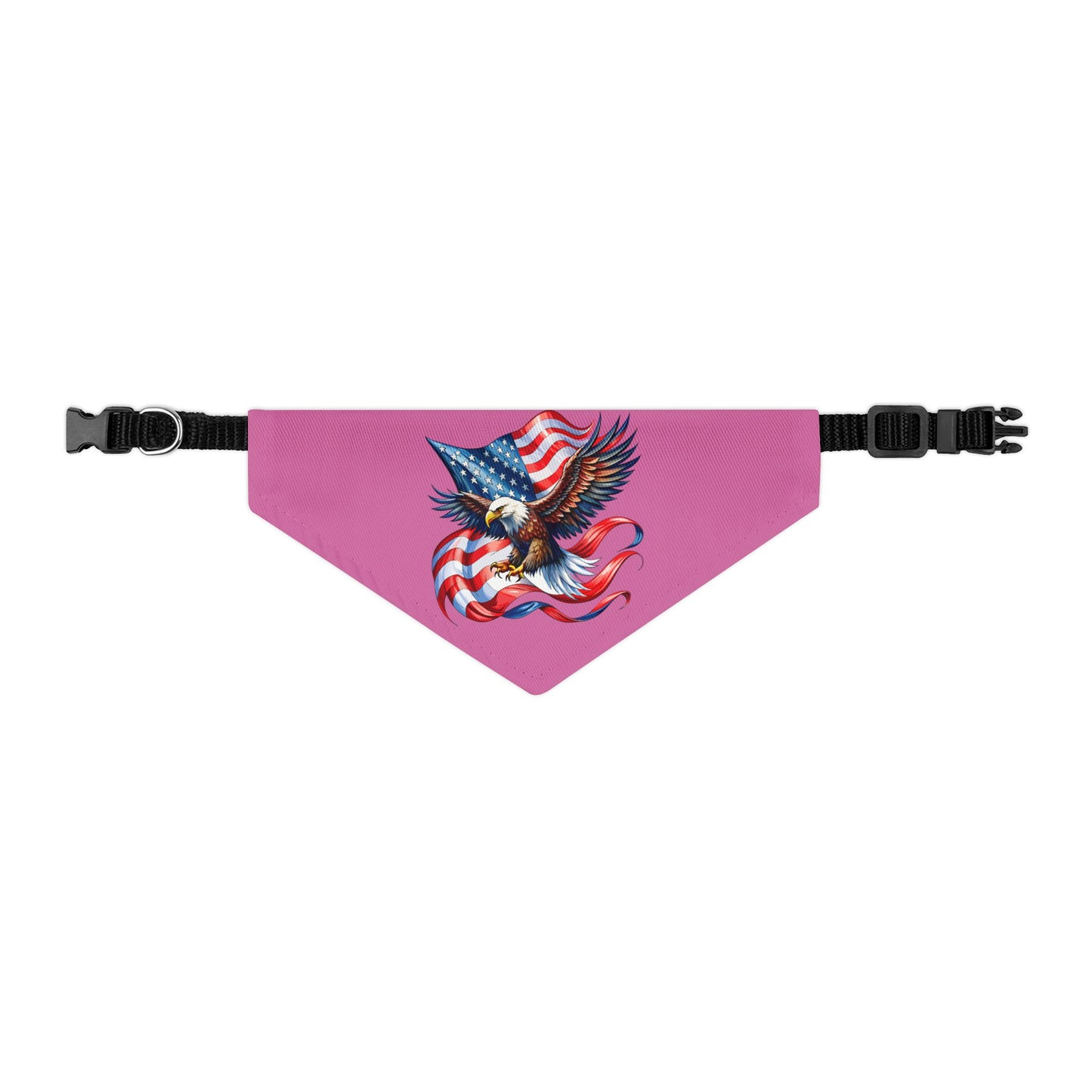 Princess Grace Patriotic Eagle Pet Bandana Collar Perfect for Independence Day & Summer Celebrations