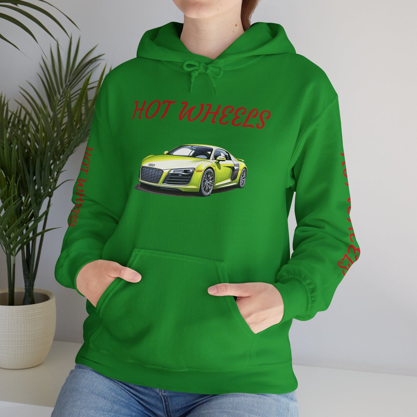 Princess Grace Hot Wheels Unisex Hooded Sweatshirt Cool Car Design for Auto Enthusiasts