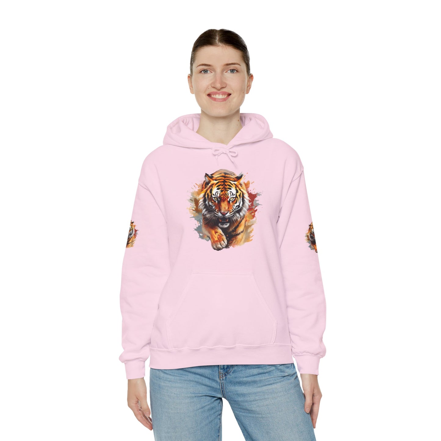 Princess Grace Fierce Tiger Graphic Unisex Heavy Blend Hoodie
