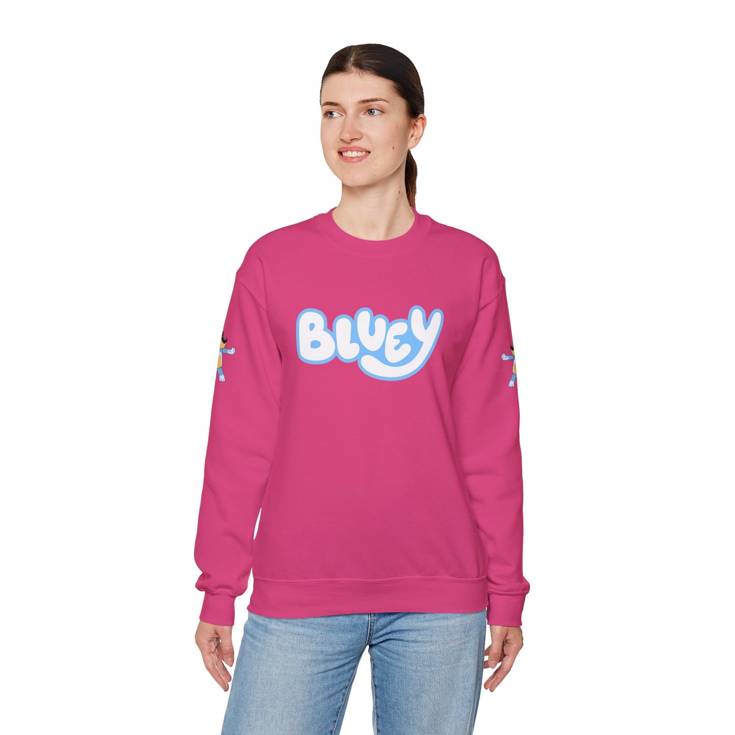 Princess Grace Bluey Crewneck Sweatshirt Cozy Unisex Pullover for Kids & Adults