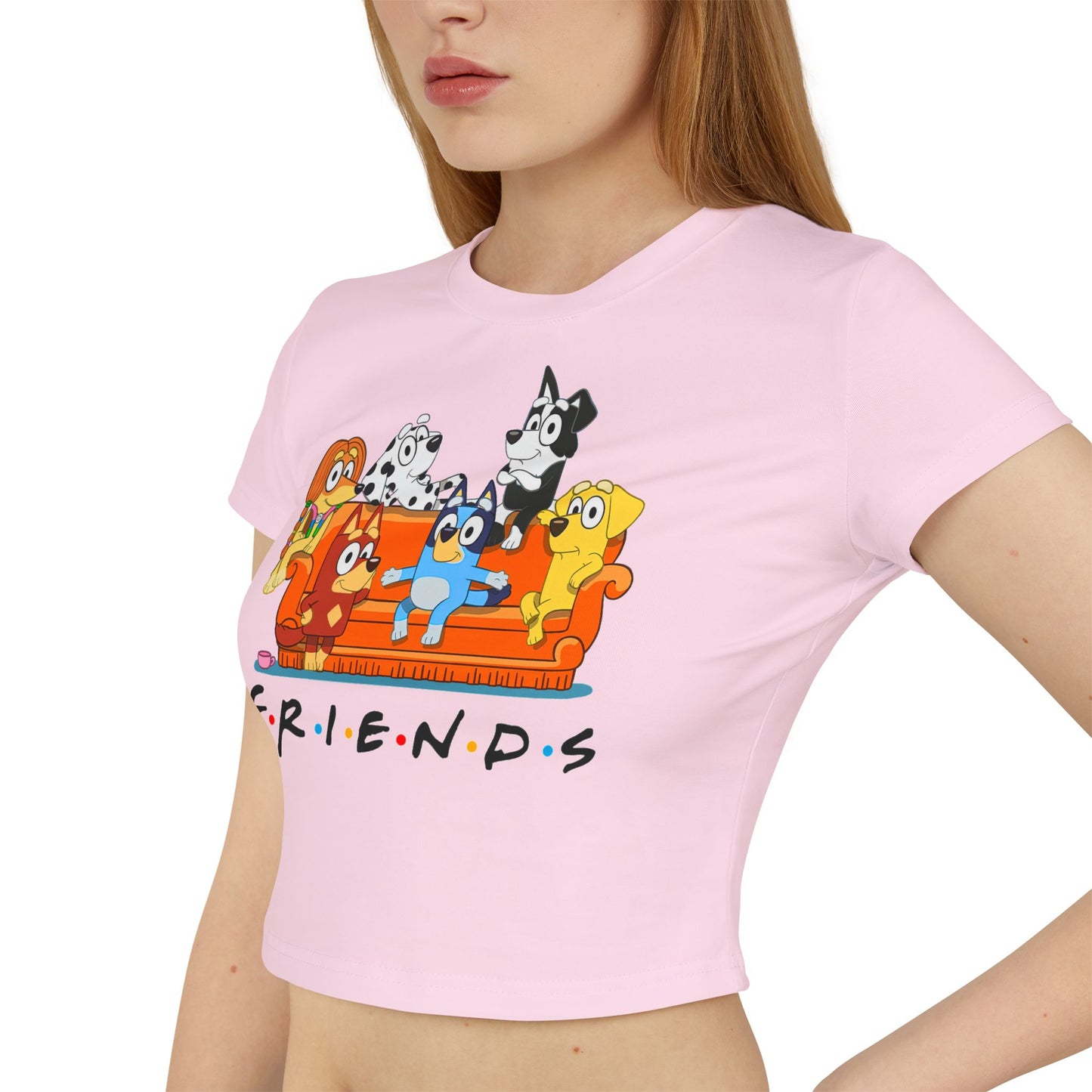Princess Grace Bluey Friends Women's Baby Tee