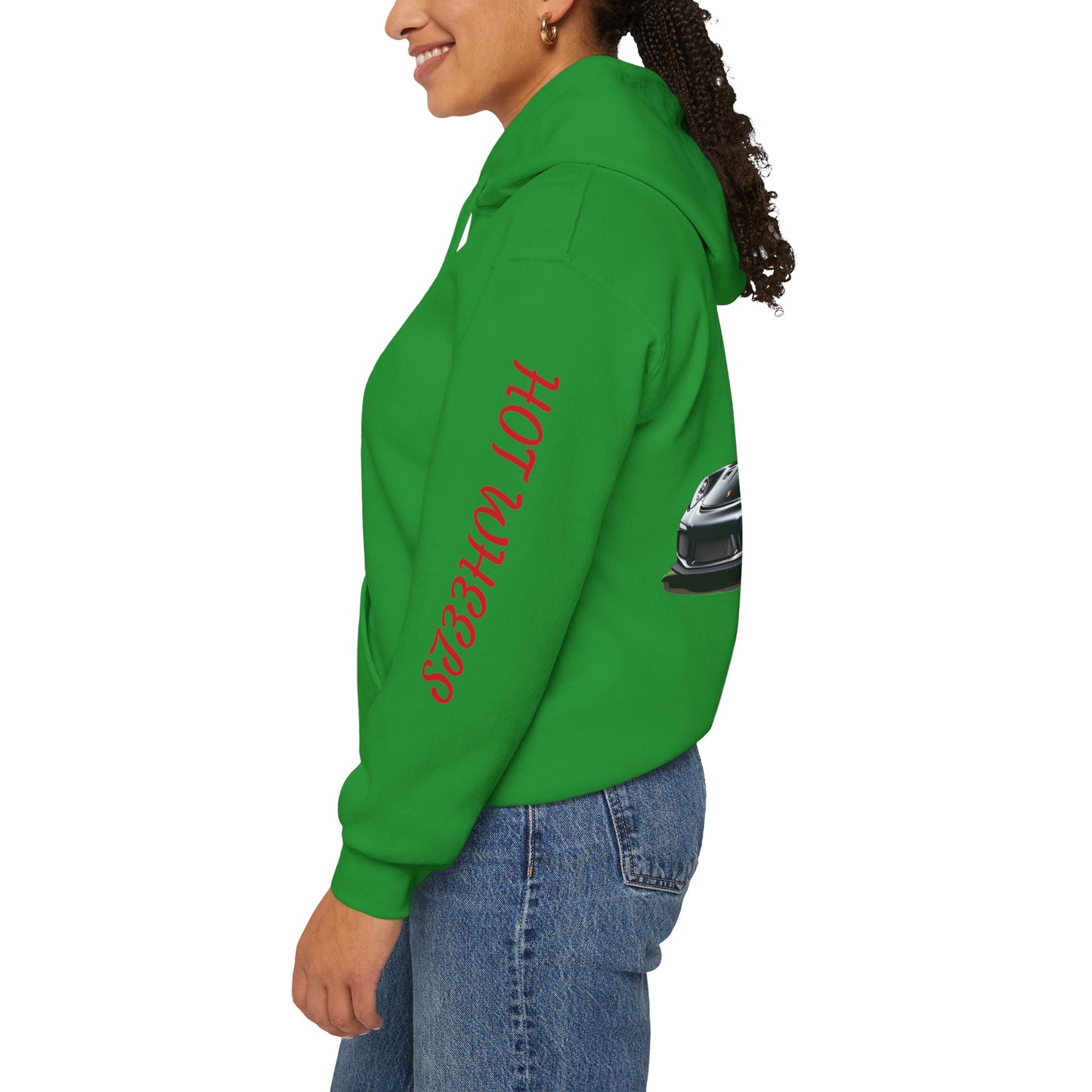 Princess Grace Hot Wheels Unisex Hooded Sweatshirt Passion for Cars and Racing Enthusiasts