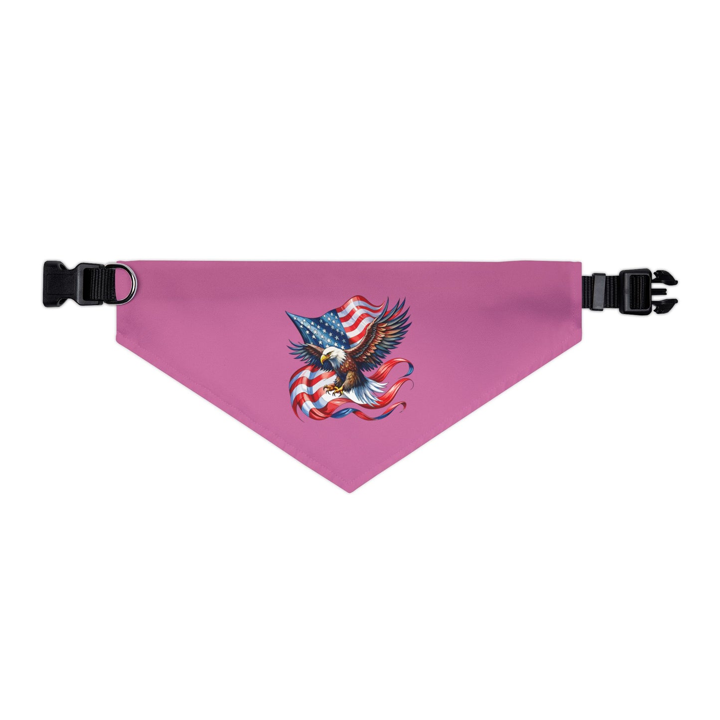 Princess Grace Patriotic Eagle Pet Bandana Collar Perfect for Independence Day & Summer Celebrations