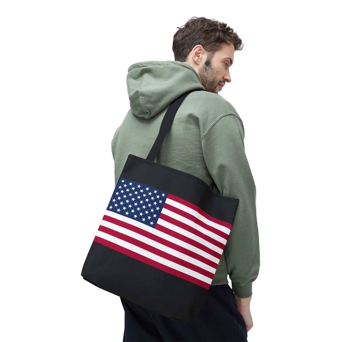 Princess Grace Patriotic Tote Bag USA Flag Design Ideal for Independence Day & Everyday Use