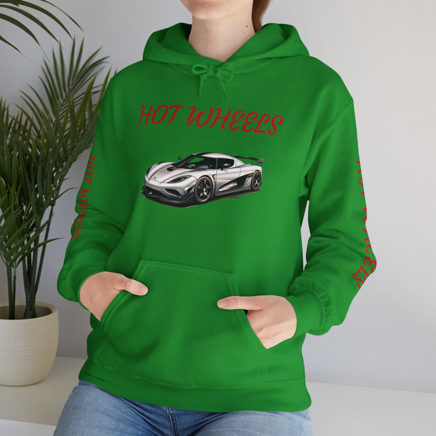 Princess Grace Hot Wheels Car Sweatshirt Unisex Heavy Blend Hoodie for Automotive Enthusiasts