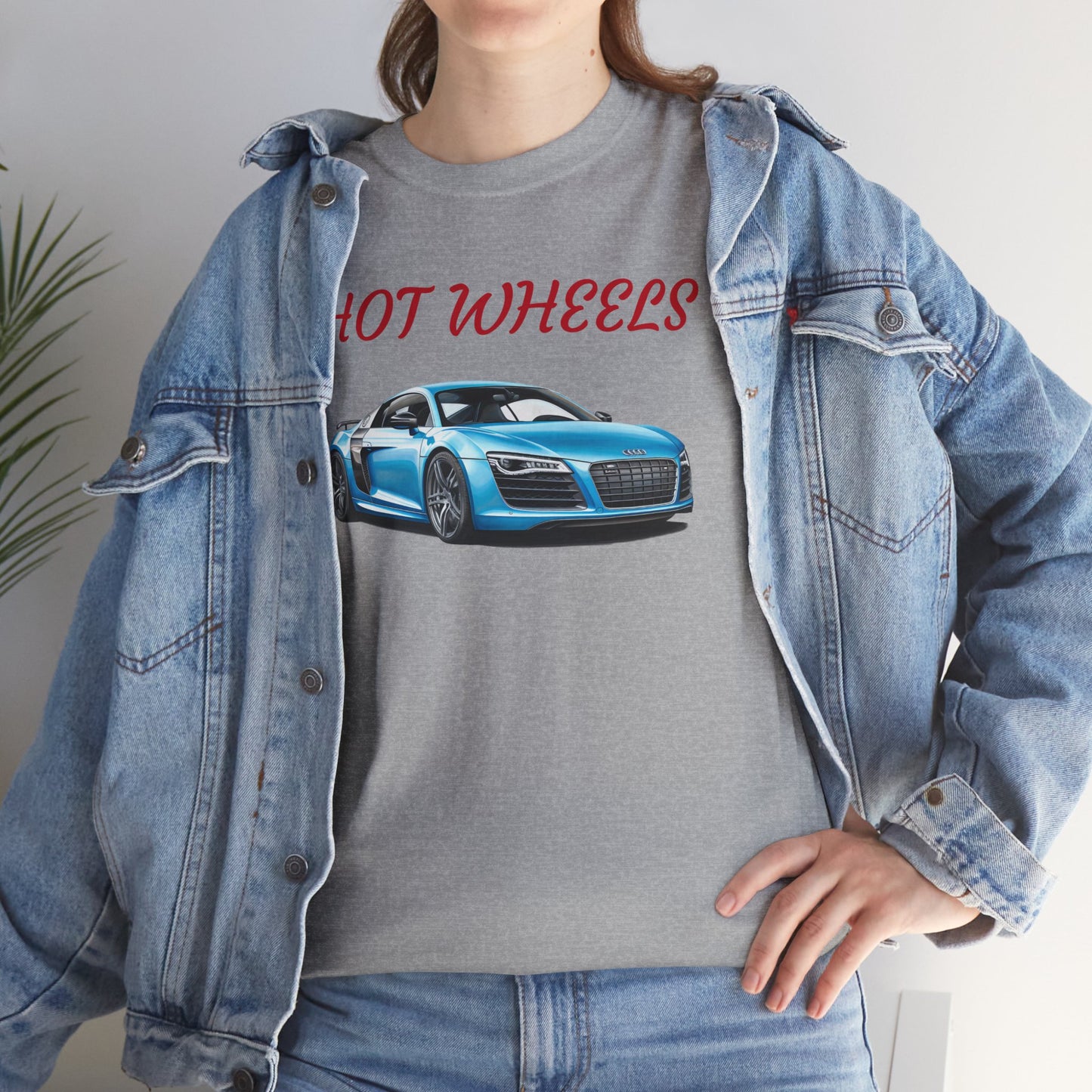 Princess Grace Hot Wheels Unisex Heavy Cotton Tee Classic Car Graphic Shirt