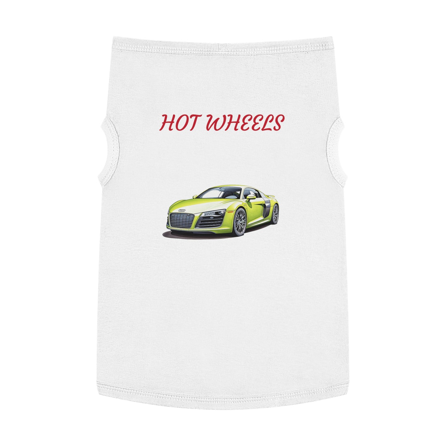Princess Grace Hot Wheels Pet Tank Top Stylish Car Theme for Dog Lovers