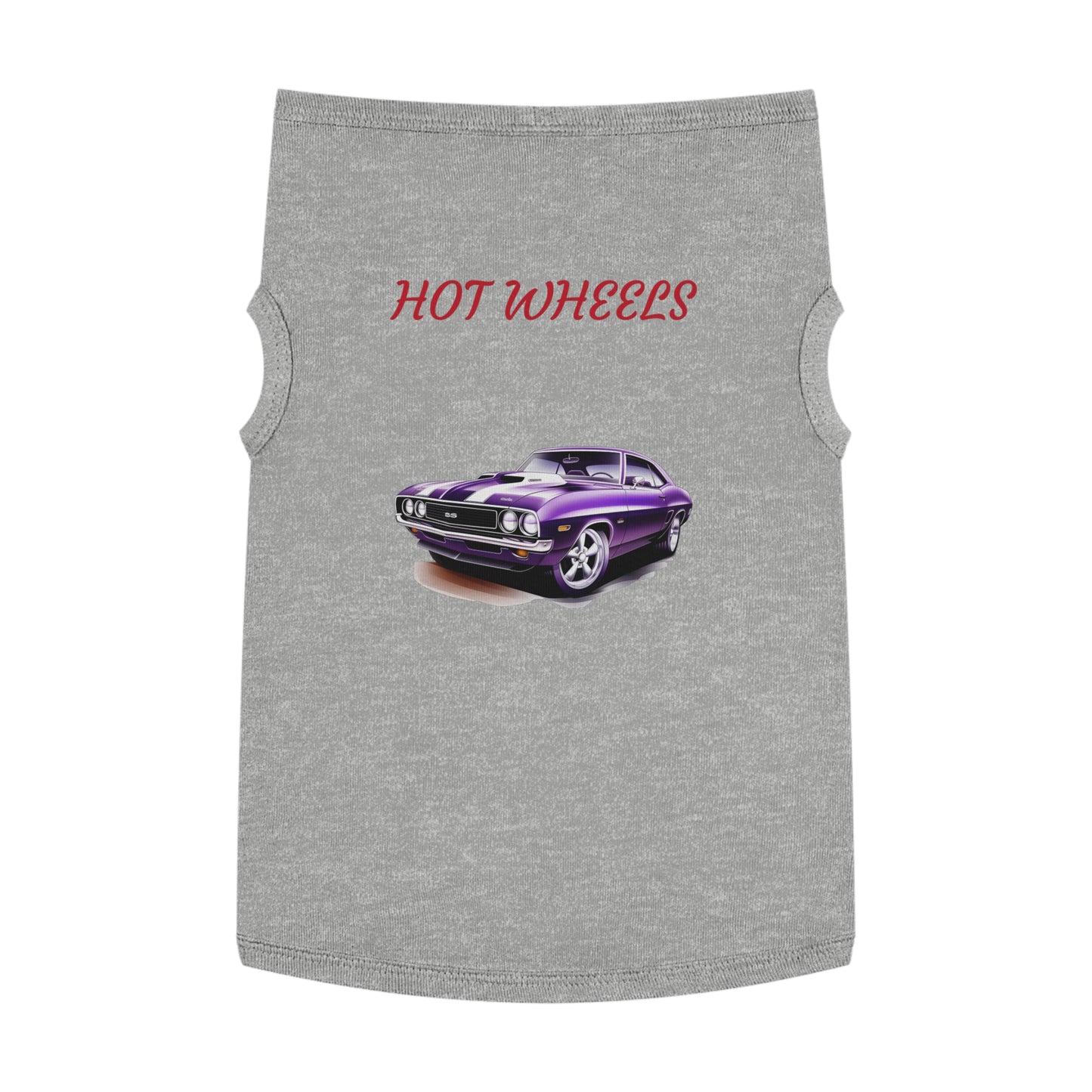 Princess Grace Hot Wheels Pet Tank Top Hot Wheels Car Design for Stylish Pets