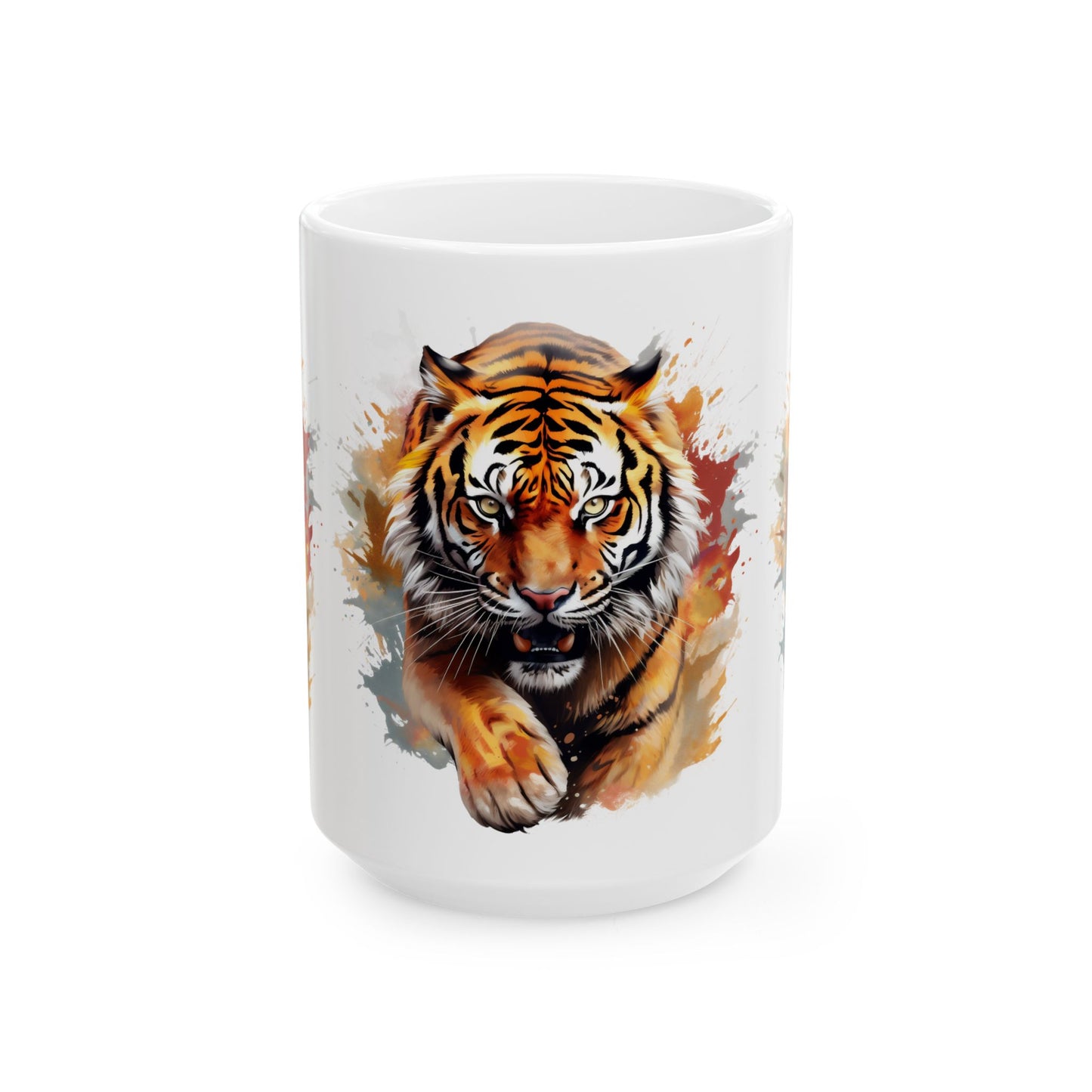 Princess Grace Fierce Tiger Ceramic Mug 11oz & 15oz Coffee Cup for Animal Lovers