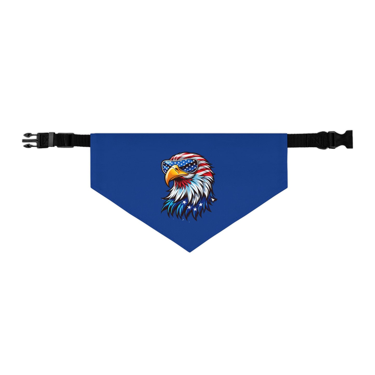 Princess Grace Patriotic Eagle Pet Bandana Collar for Dogs Perfect for July 4th Celebrations