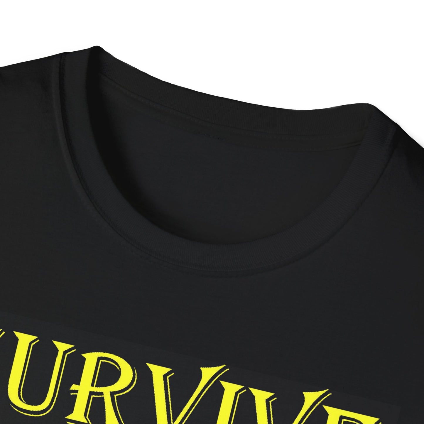 Princess Grace Survive Tiger Unisex Softstyle T-Shirt Cute Animal Graphic Tee