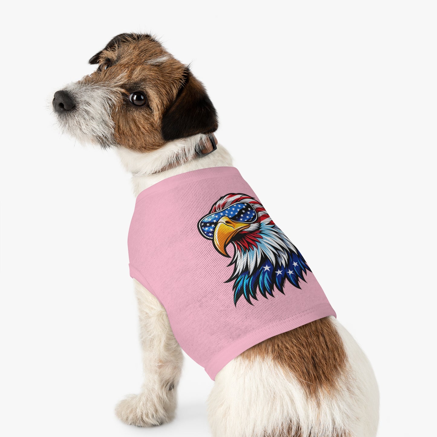 Princess Grace Patriotic Eagle Pet Tank Top USA Independence Day Dog Apparel