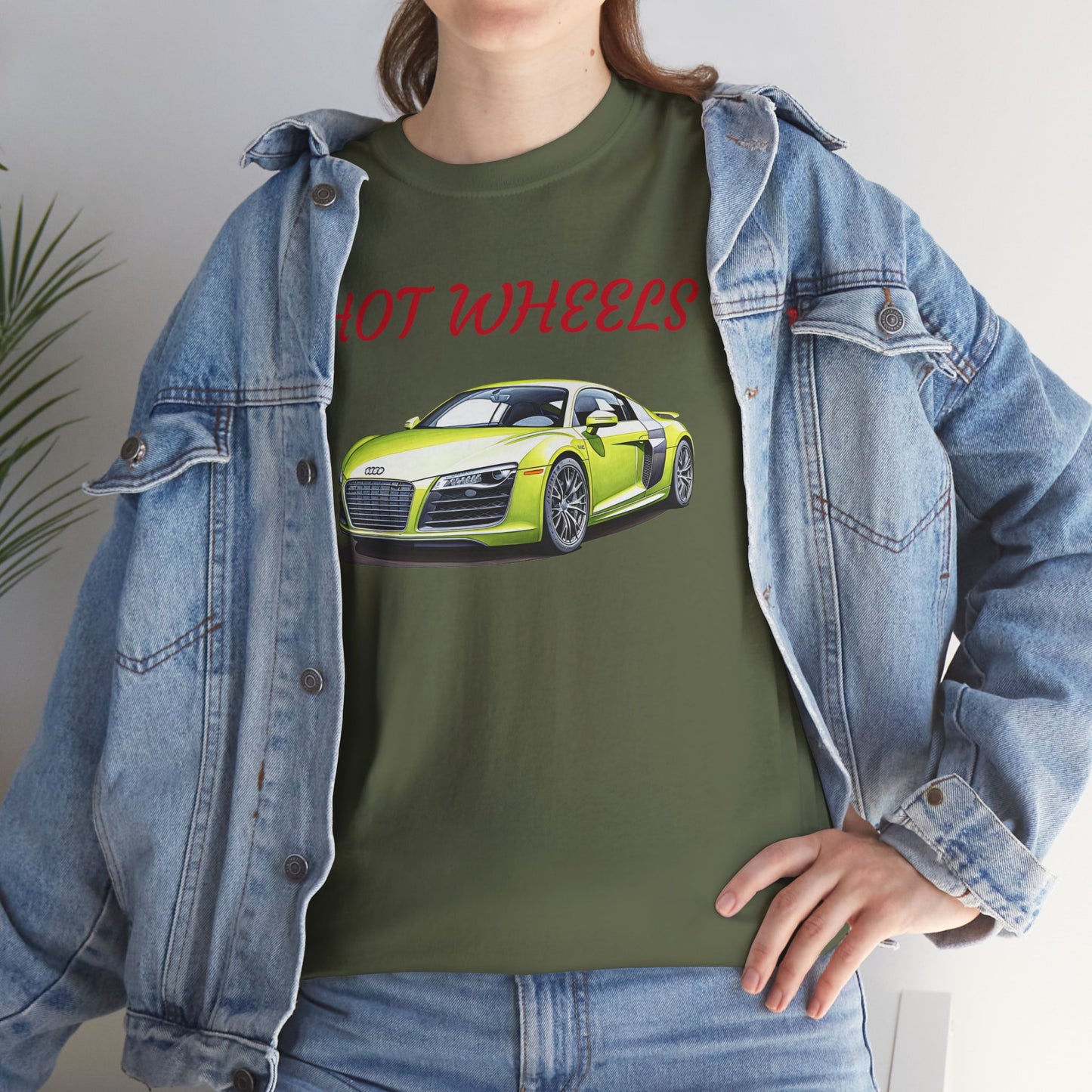 Princess Grace Cool Hot Wheels Unisex Heavy Cotton Tee Perfect for Car Enthusiasts