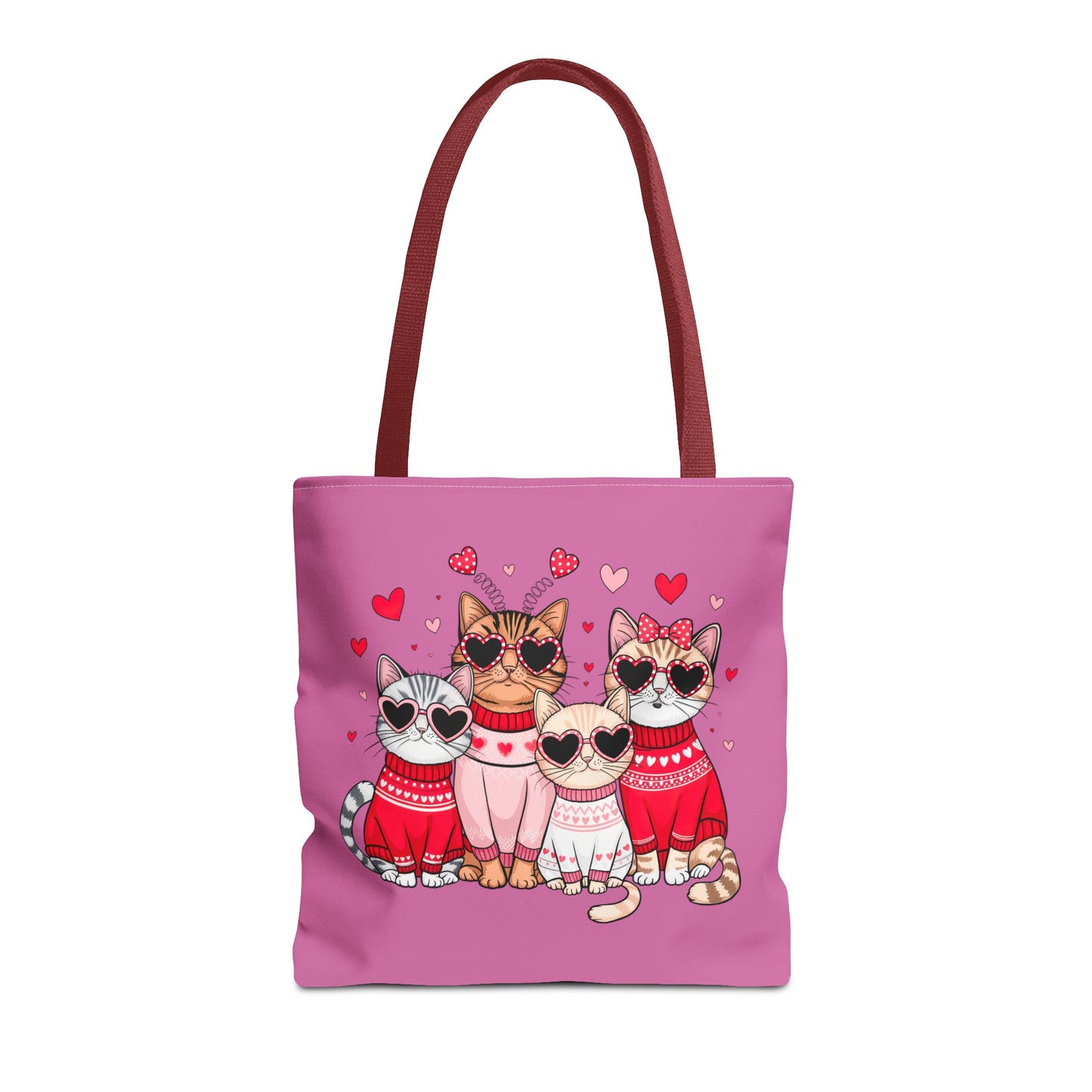 Princess Grace Cute Cat Lover Tote Bag Stylish Pet Themed Pink Bag for Animal Lovers