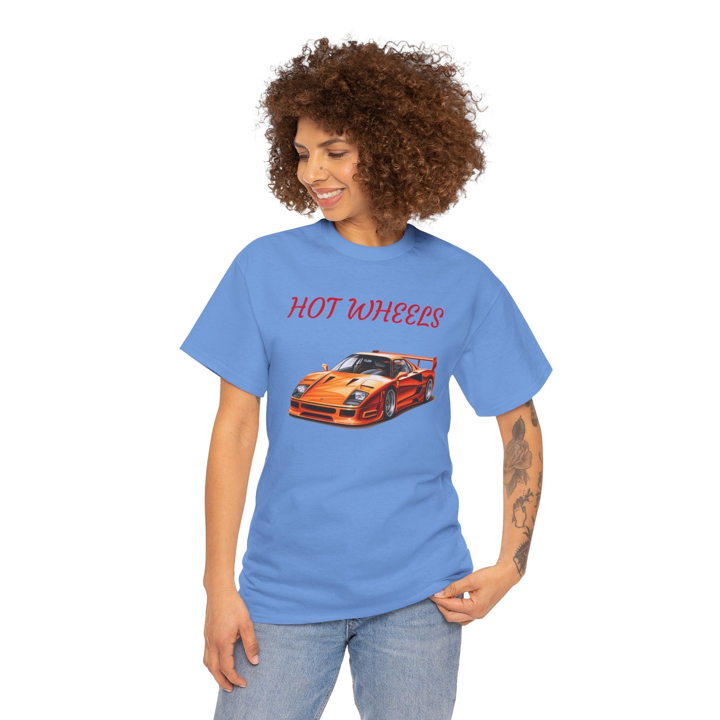 Princess Grace Hot Wheels Unisex Heavy Cotton Tee Perfect for Car Lovers and Racing Fans