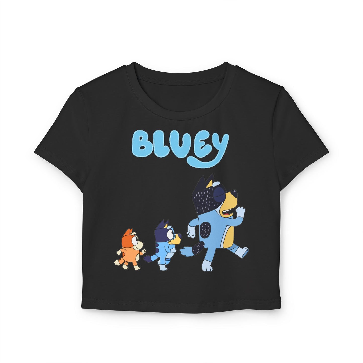 Princess Grace Bluey Graphic Baby Tee Cute Cartoon T-Shirt for Playtime