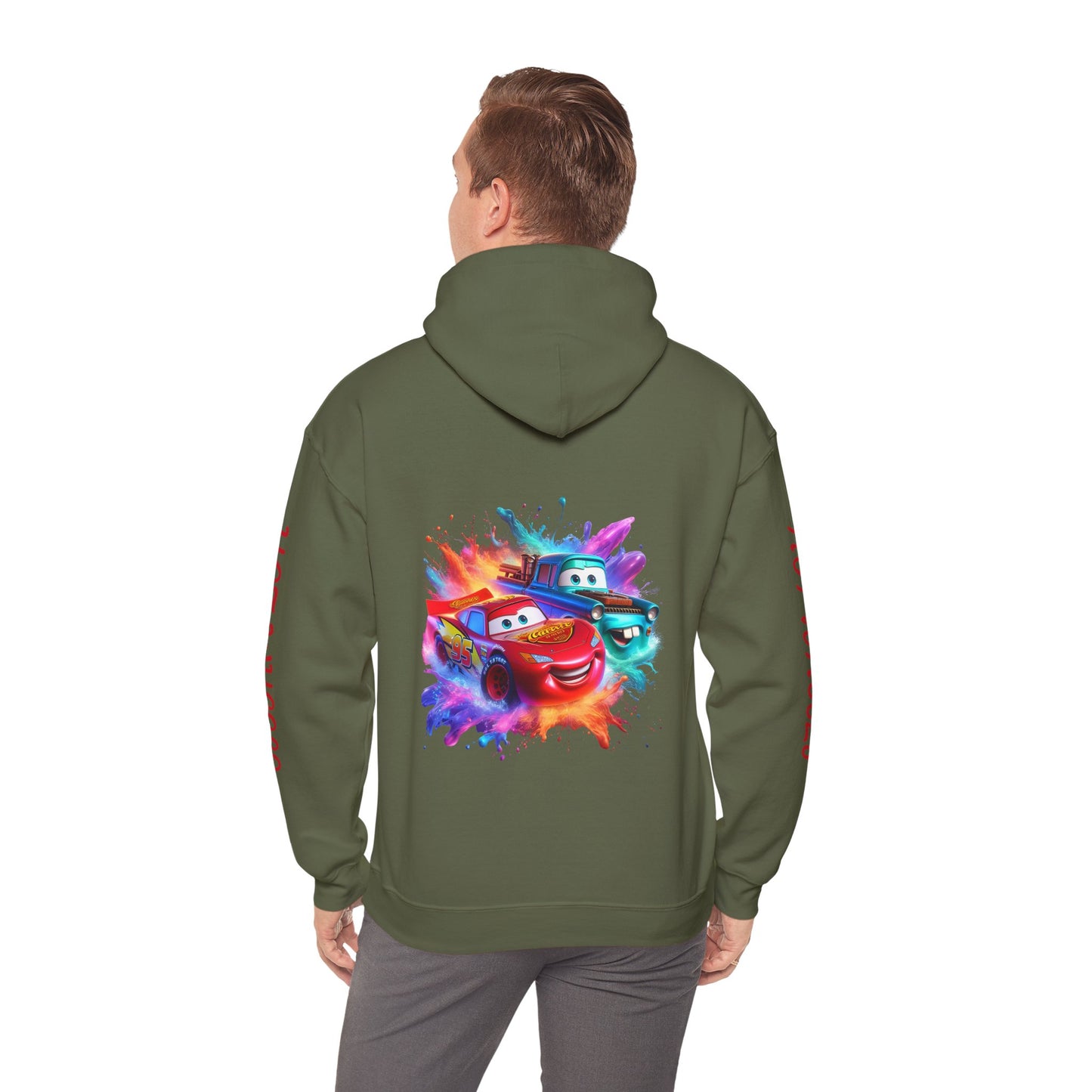 Princess Grace Cool Hot Wheels Unisex Hooded Sweatshirt Perfect for Car Enthusiasts