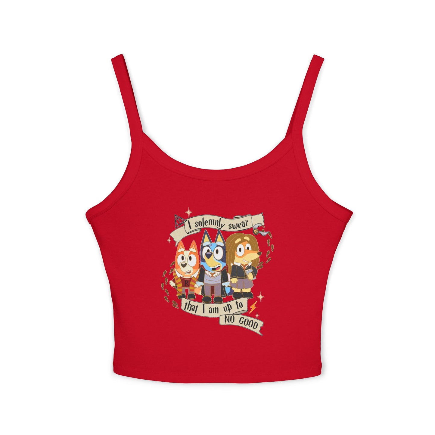Princess Grace Bluey Spaghetti Strap Tank Top Bluey Design