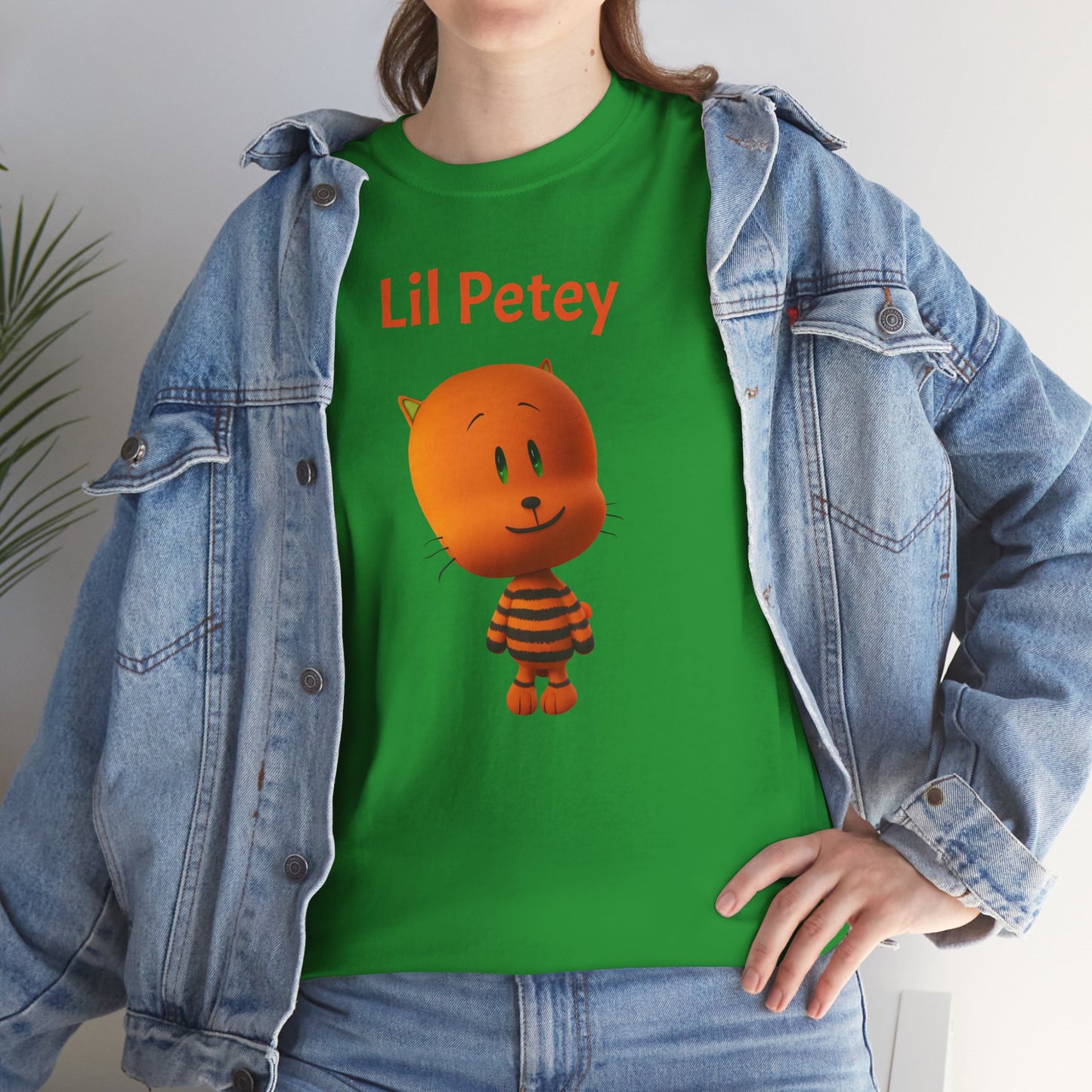 Princess Grace Lil Petey Unisex Heavy Cotton Tee Fun & Playful Cartoon T-Shirt for Kids and Adults