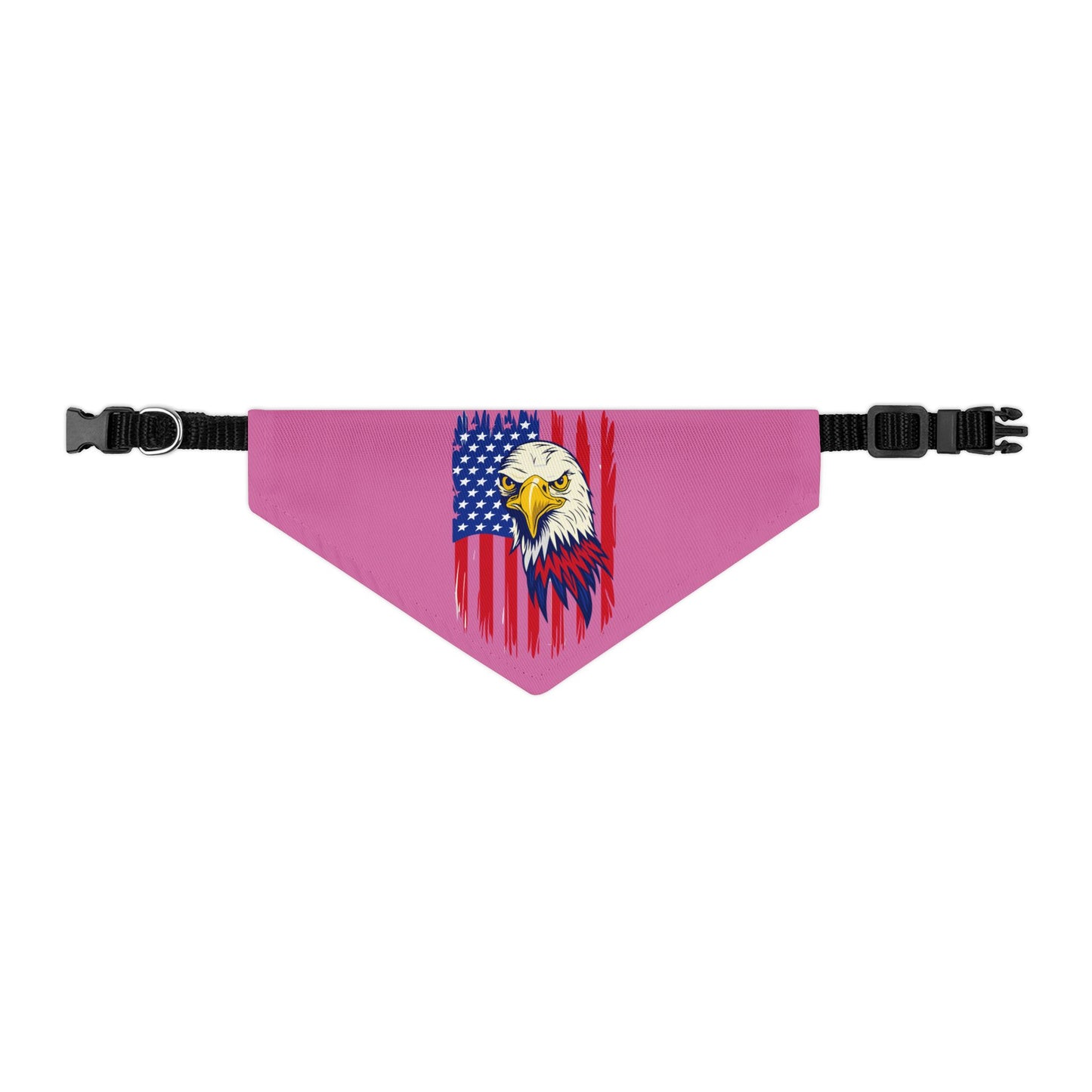Princess Grace Patriotic Eagle Pet Bandana Collar Perfect for Holidays & Celebrations